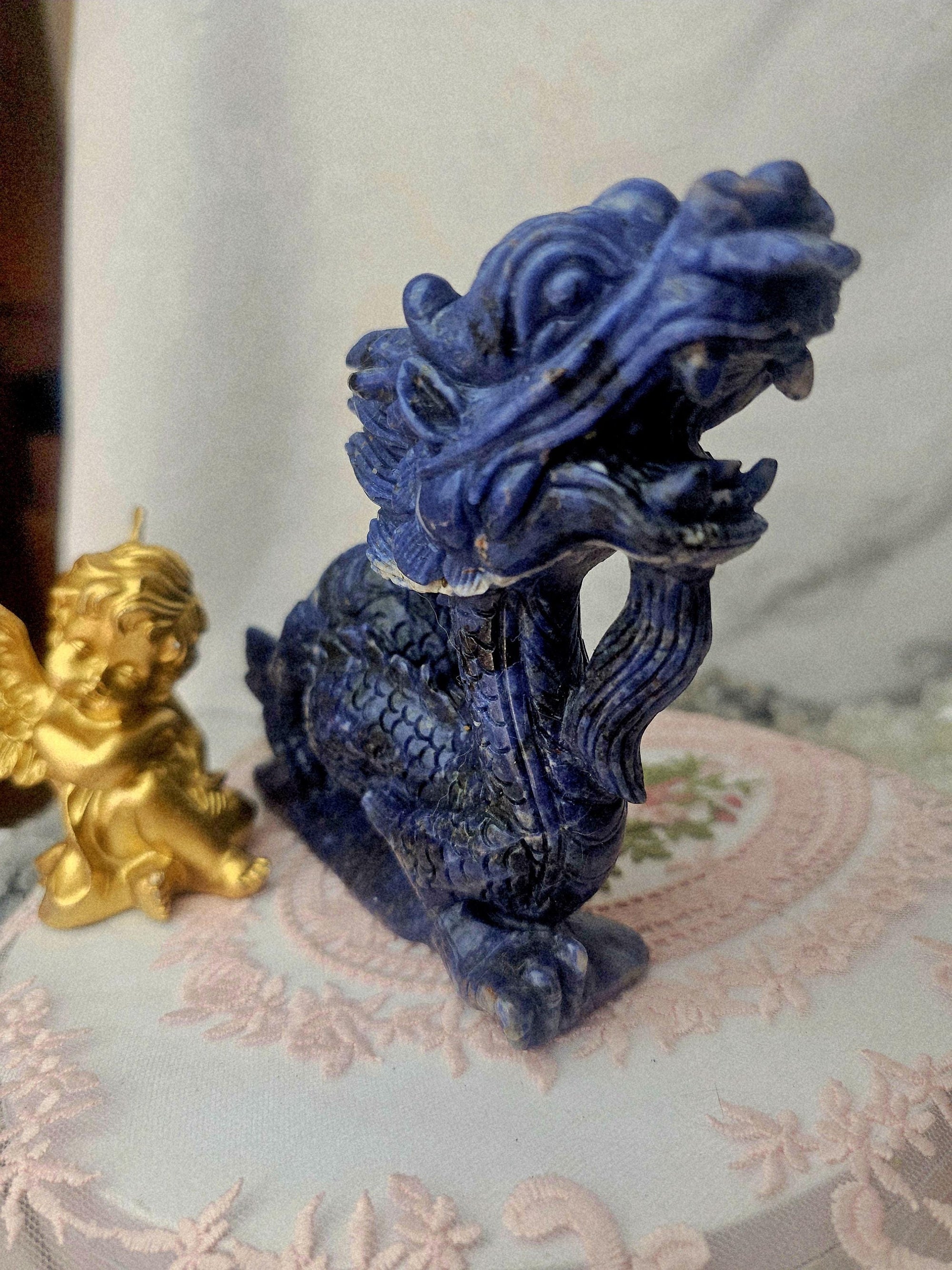 Sodalite Unicorn, Crystal Unicorn, Sodalite, Healing Stone, Crystal, Home Decor