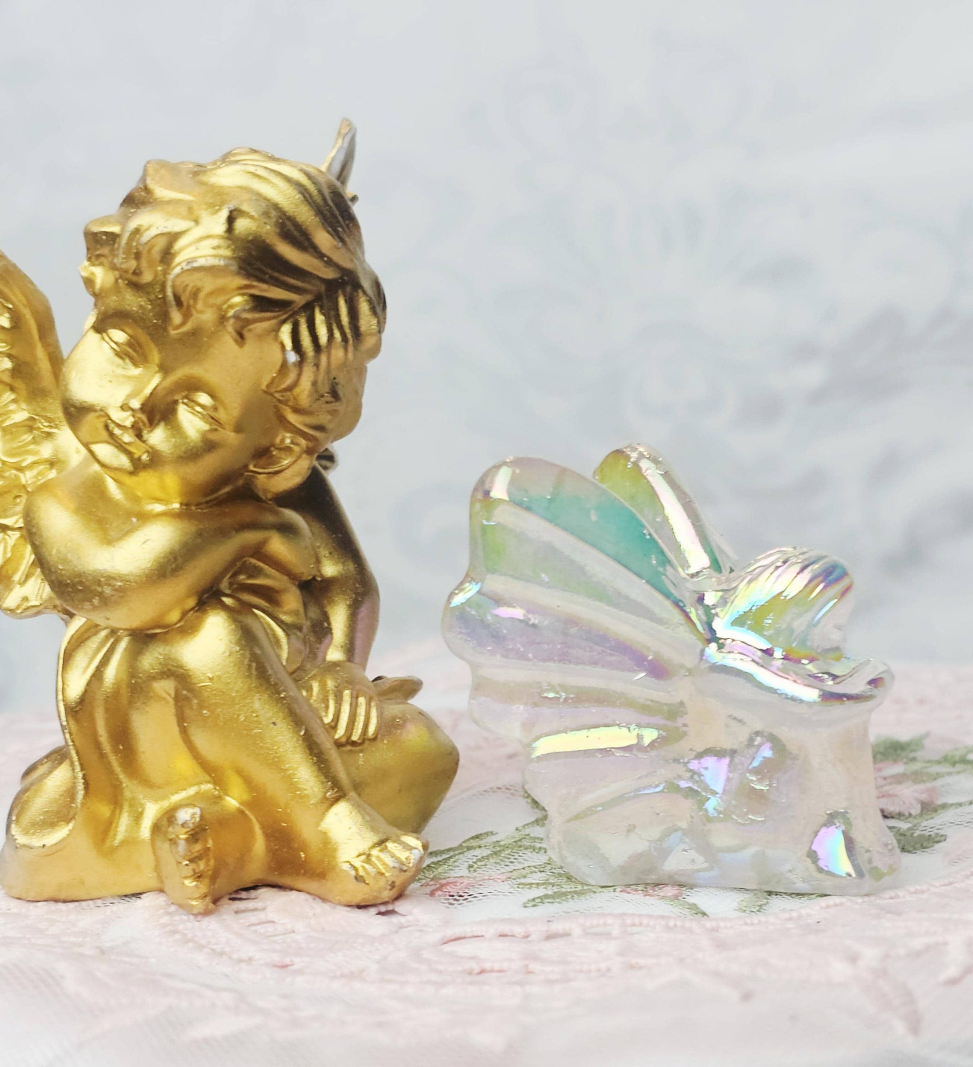 Angel Aura Clear Quartz Fairy, Angel Aura Clear Quartz, Healing Crystals and Stones, Crystal