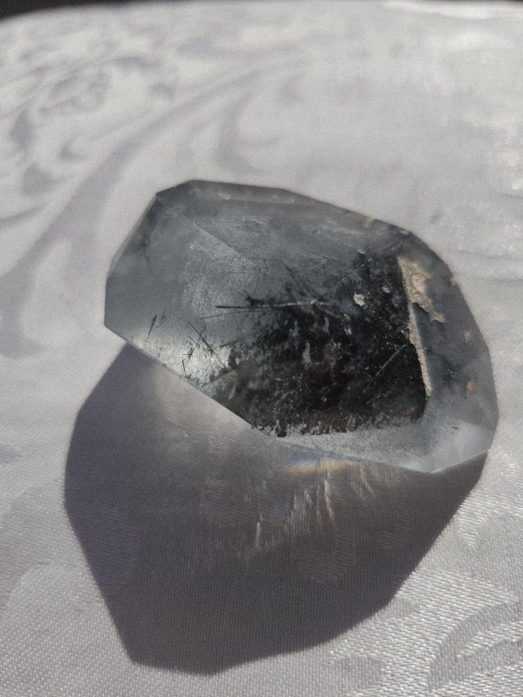 Blue Tara Quartz and Tourmaline , Rutilated Quartz, Crystals, Gift for Her