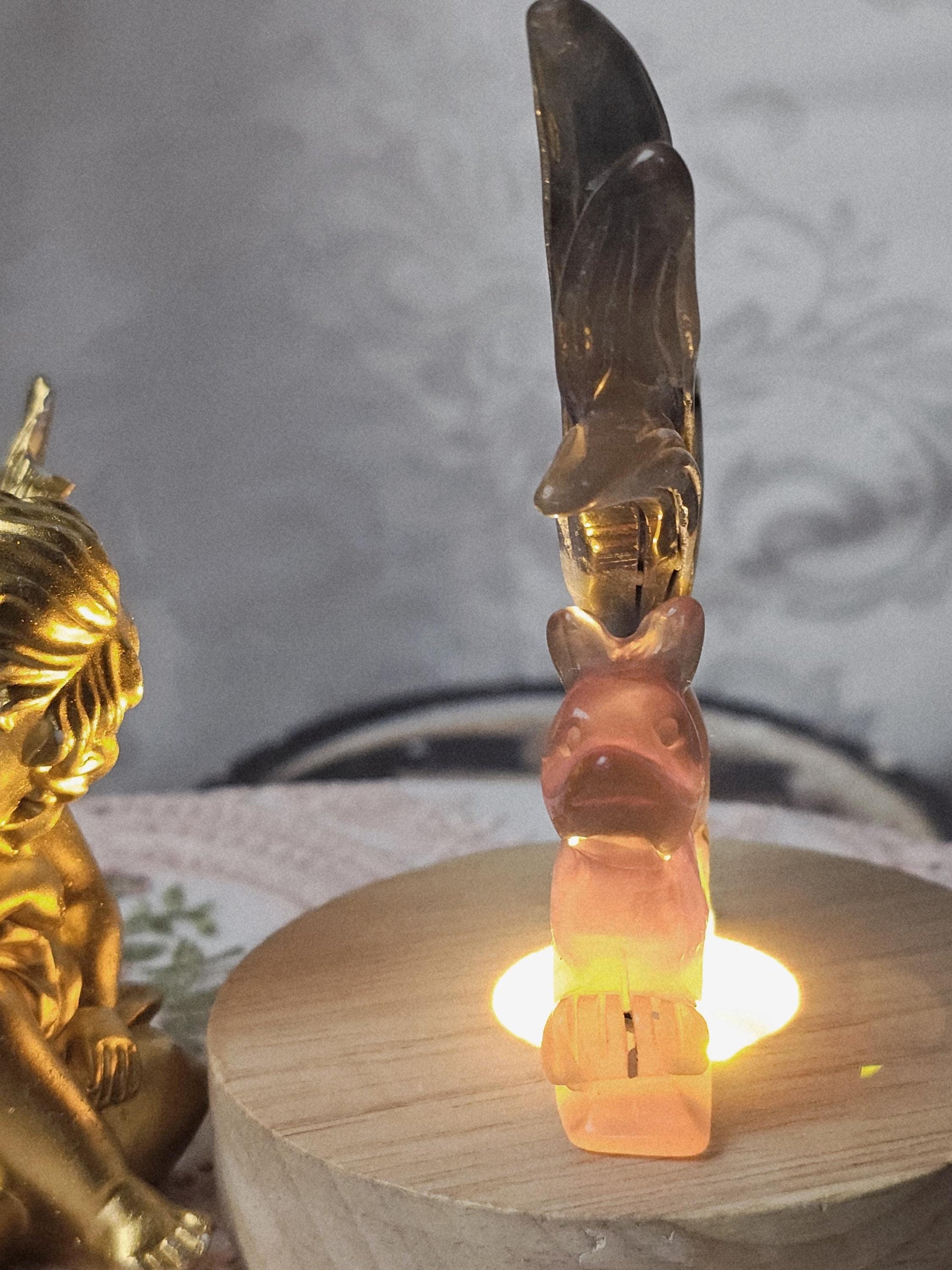 Kitsune, 9 Tail Fox, Crystal,Gifts, Gift for Her