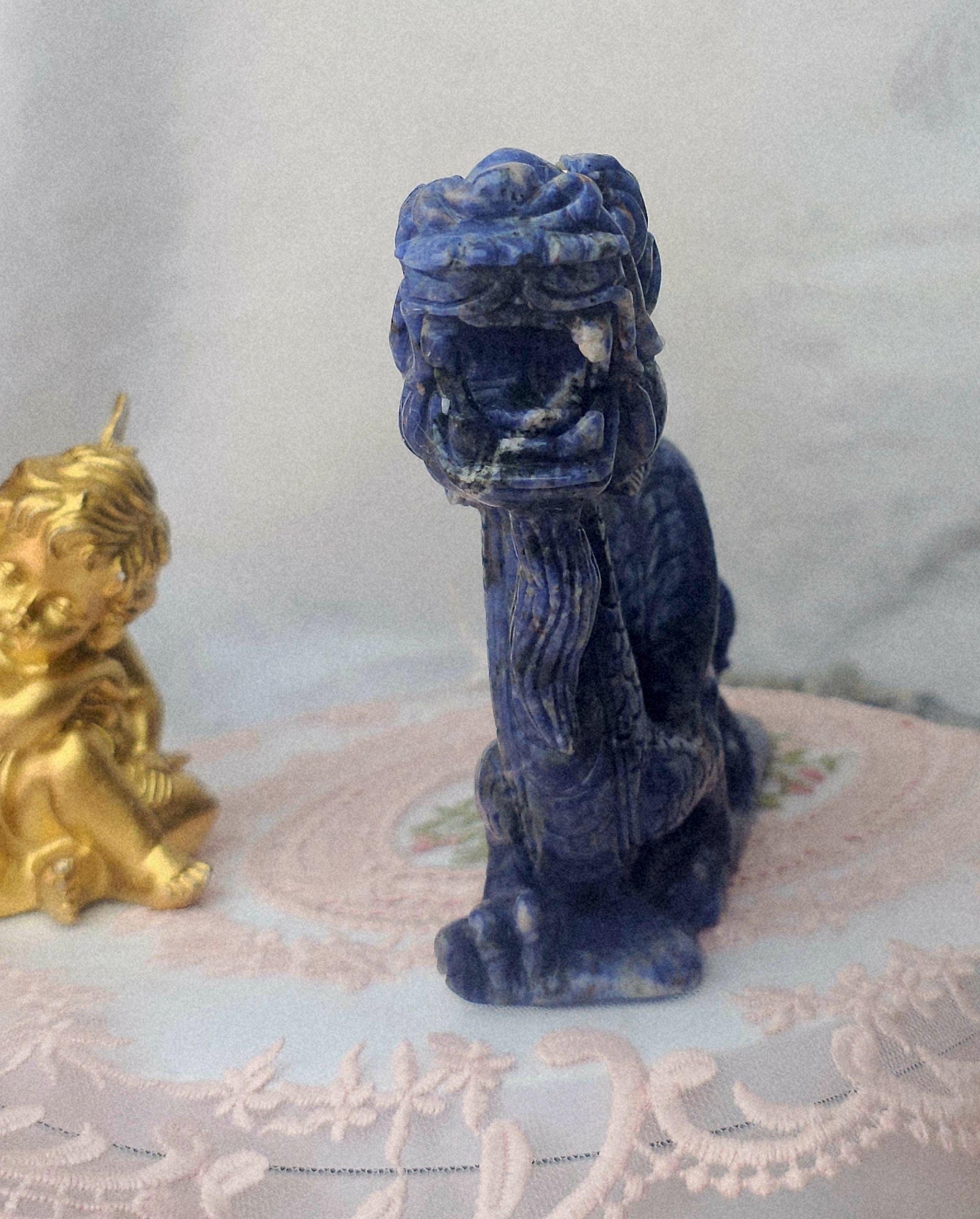 Sodalite Unicorn, Crystal Unicorn, Sodalite, Healing Stone, Crystal, Home Decor