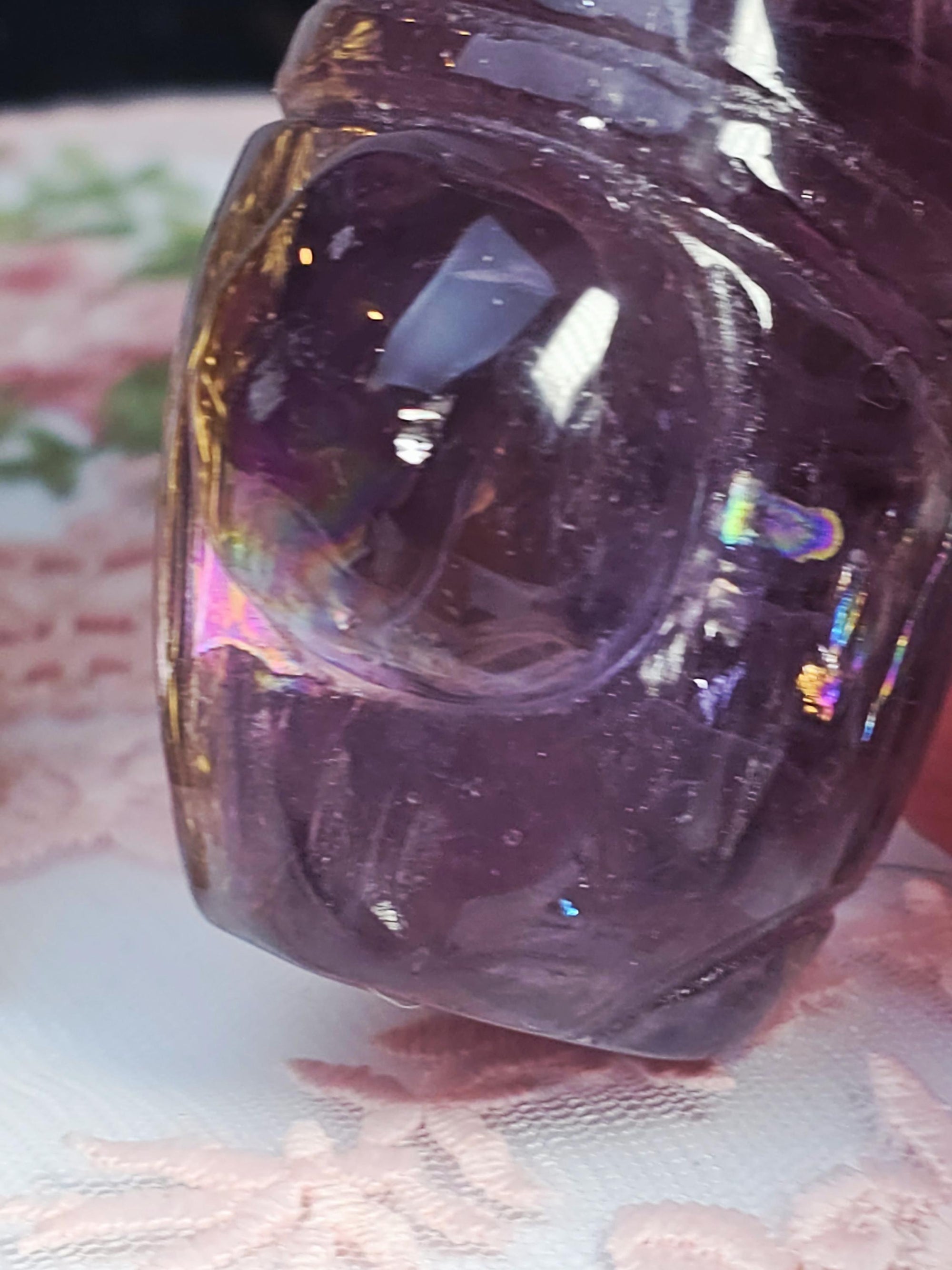 Large Amethyst Gnome, Healing Crystal Decor, 3.8 Inches