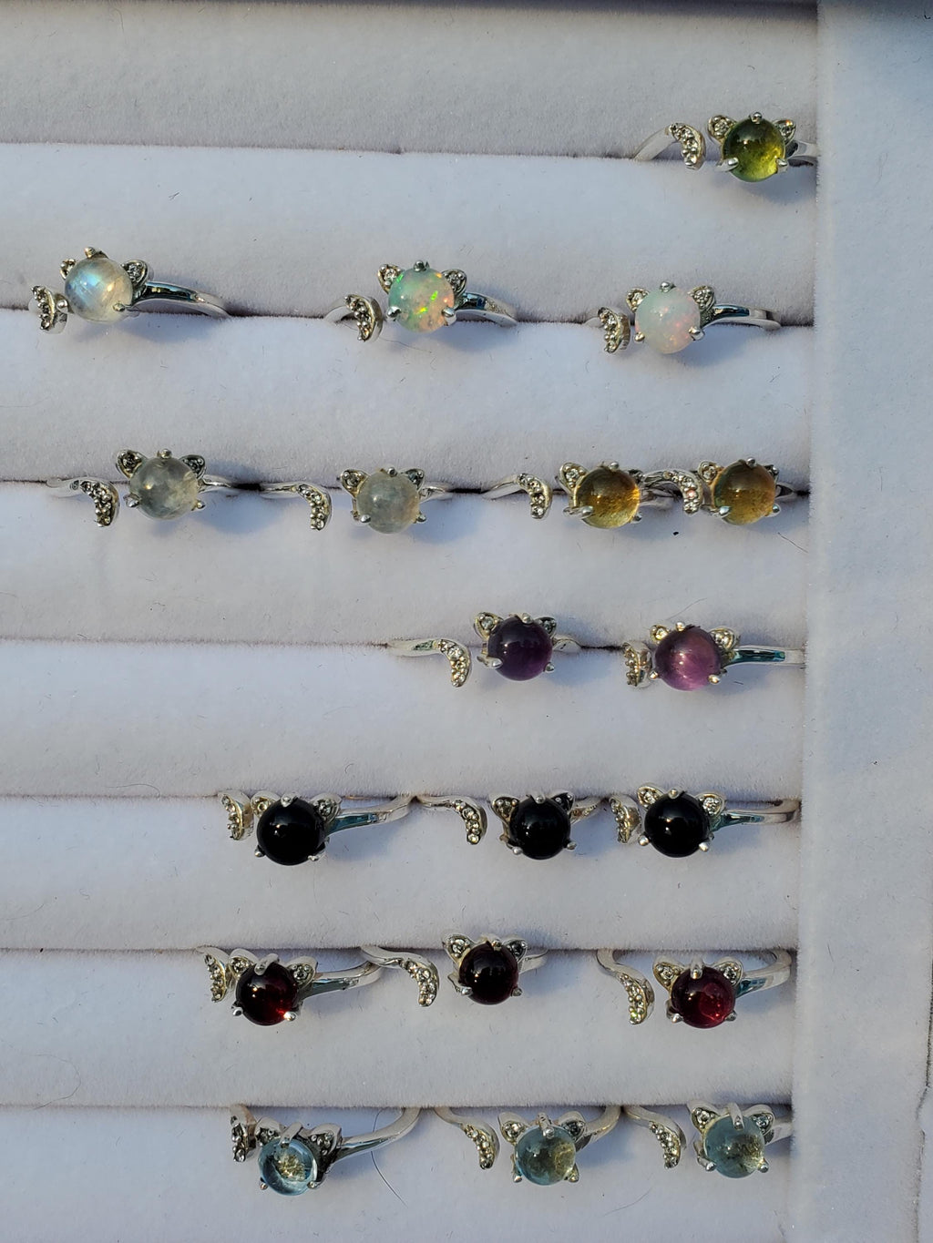 Cat Rings, Crystal Ring, Crystal Cat Ring, Cat