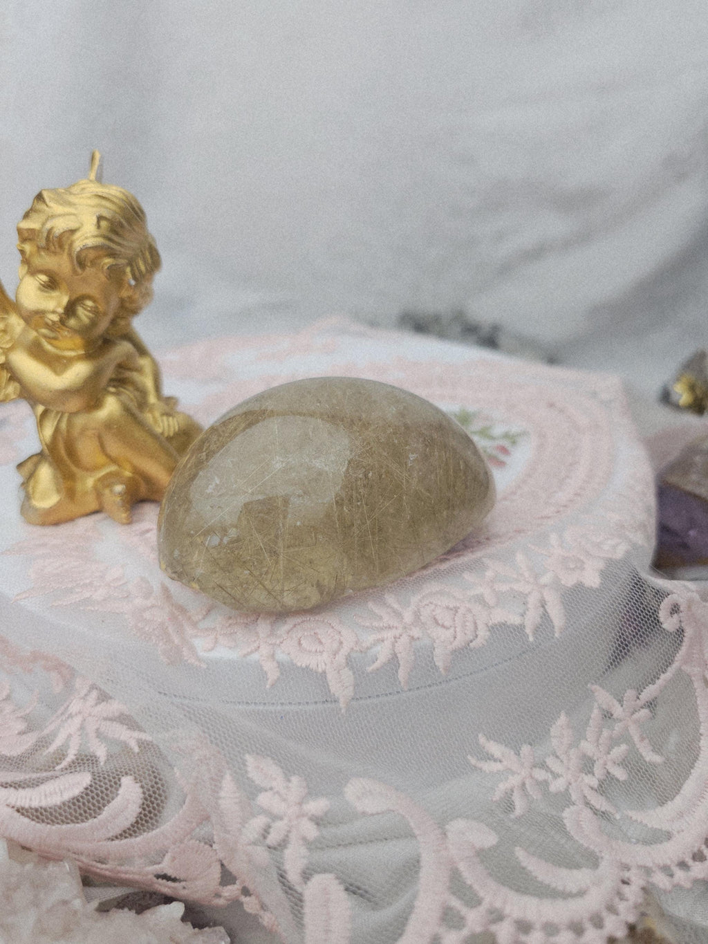 Rutilated Gold Crystal, Crystal Healing, Gift, Metaphysical Crystals, Healings Stone