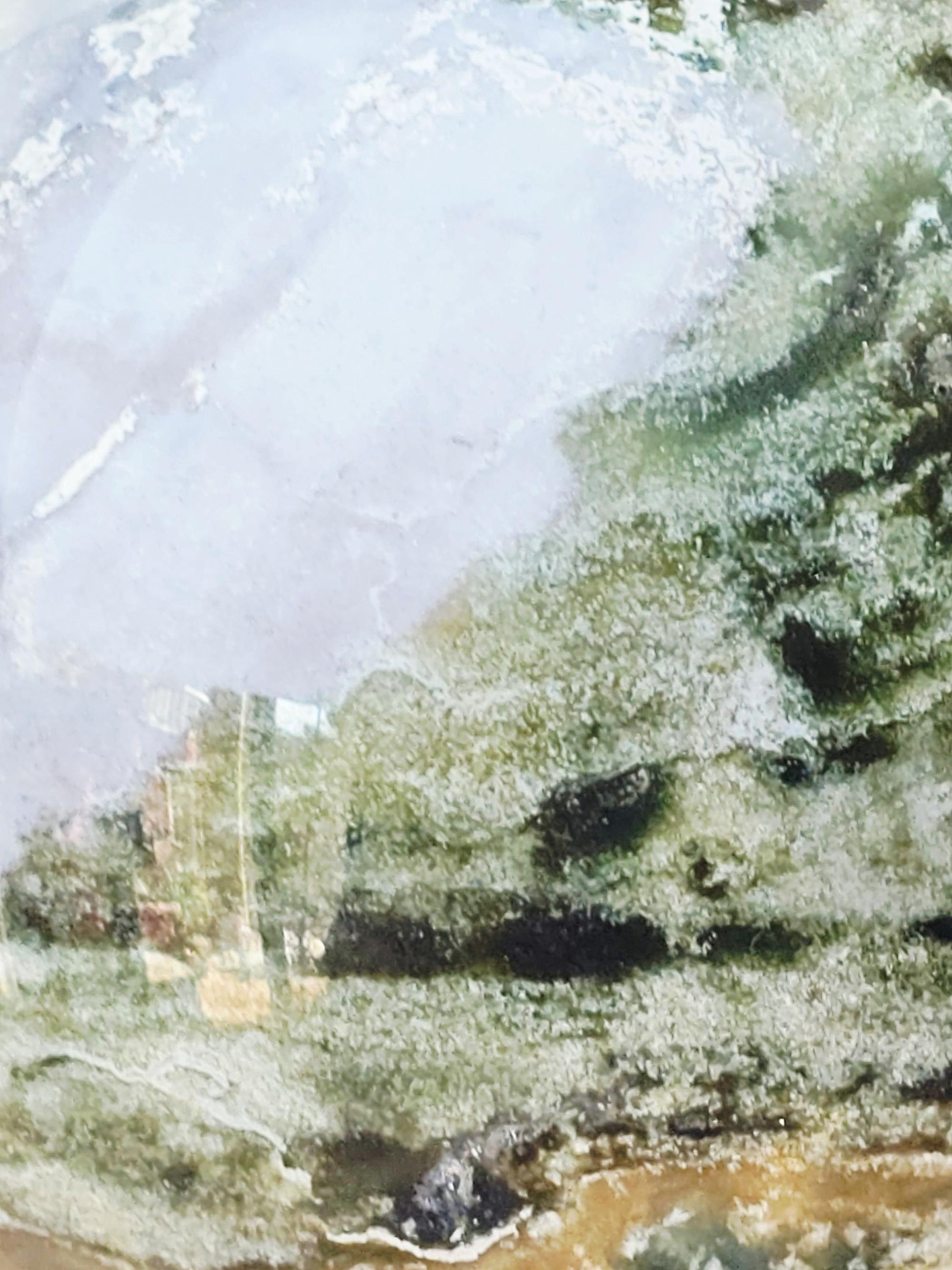 Rare Colorful Druzy Ocean Jasper Sphere, Ocean Jasper, Crystal Sphere