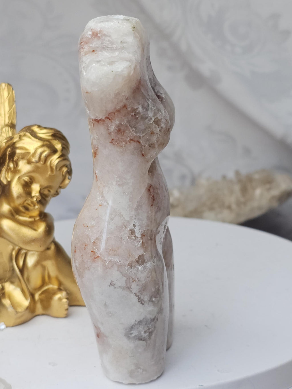 LG Pink Amethyst Goddess Body, Goddess Body, Gift, Statement Piece