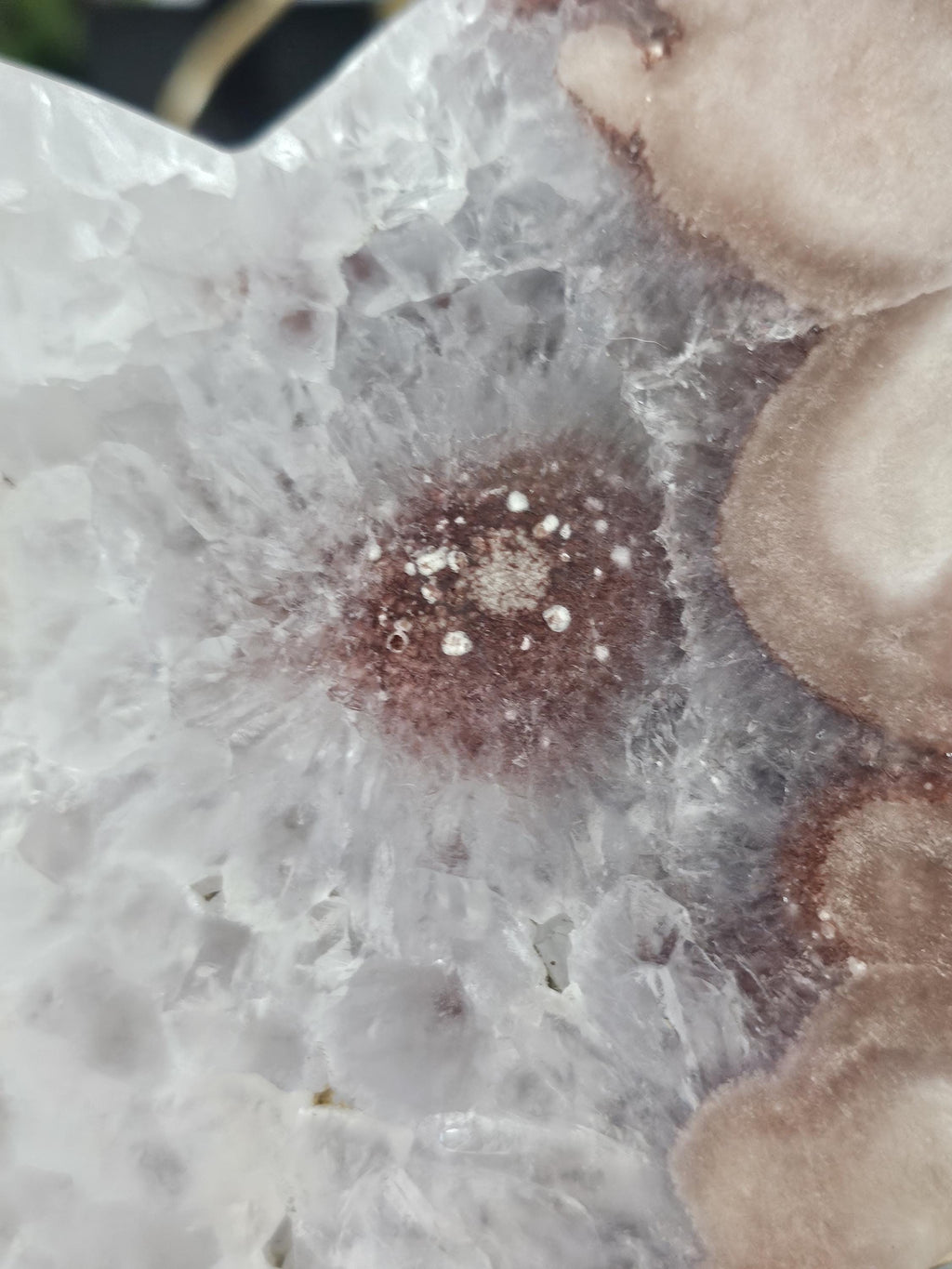 Lg 3lb Pink Amethyst Heart, Druzy Heart, Crystal Heart,Gift