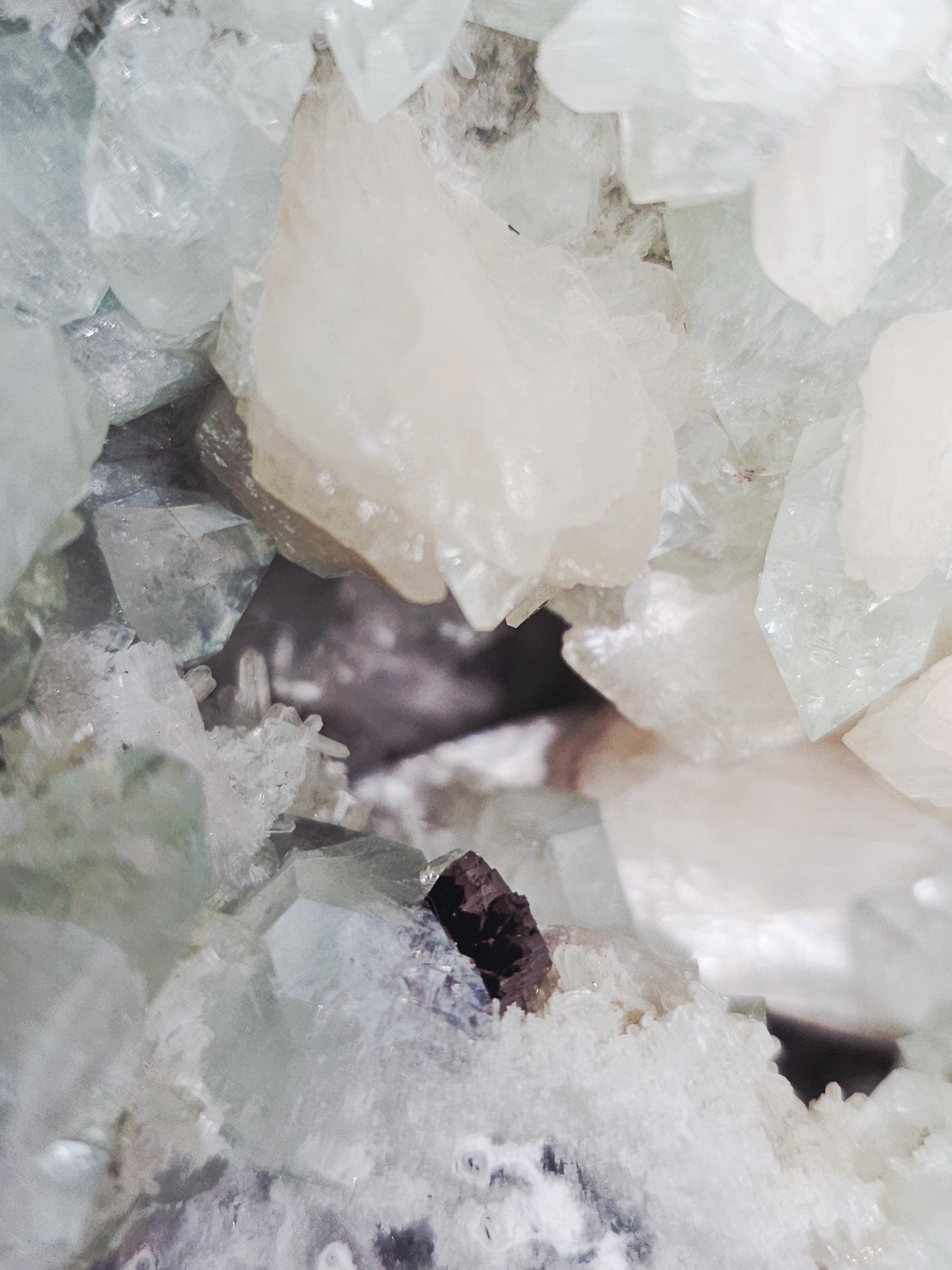 RARE LG 3lb Sugar Green Diamond  Apophyllite with Stillbite from India , Apophyllite, Crystal, Crystals, Home decor