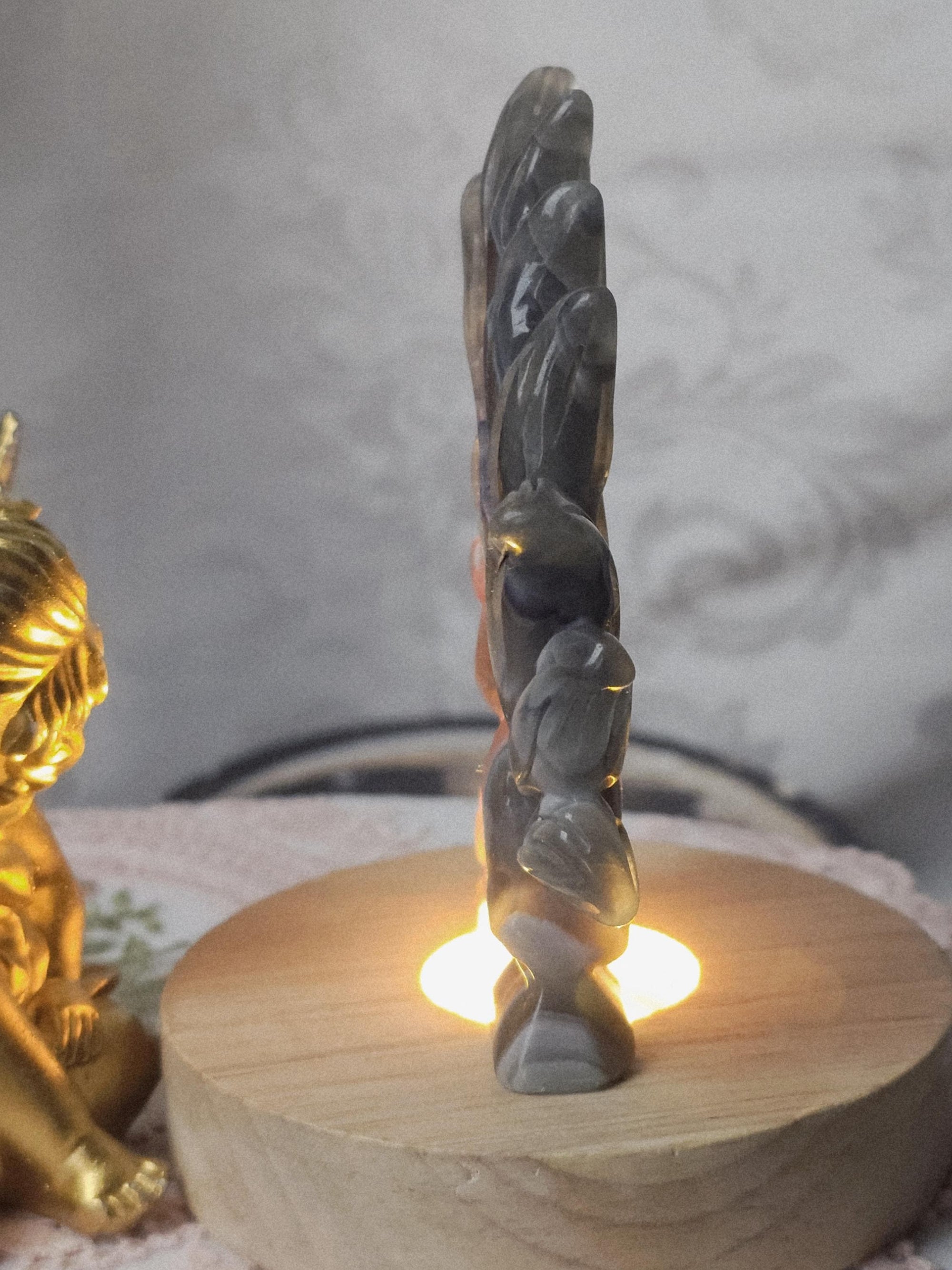 Kitsune, 9 Tail Fox, Crystal,Gifts, Gift for Her