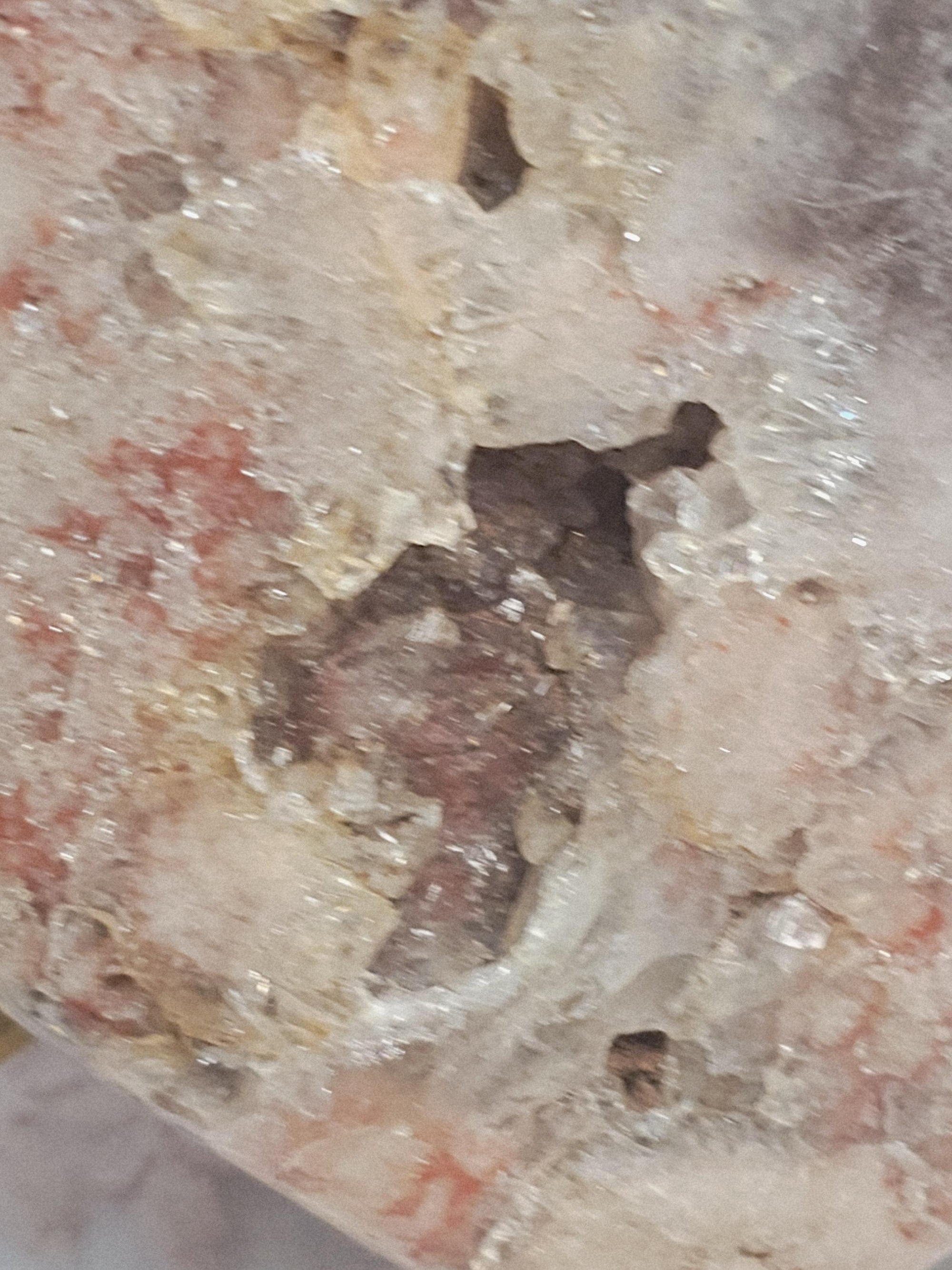Pink Amethyst Druzy Heart, Brazilian Crystal, Rose Gold Stand