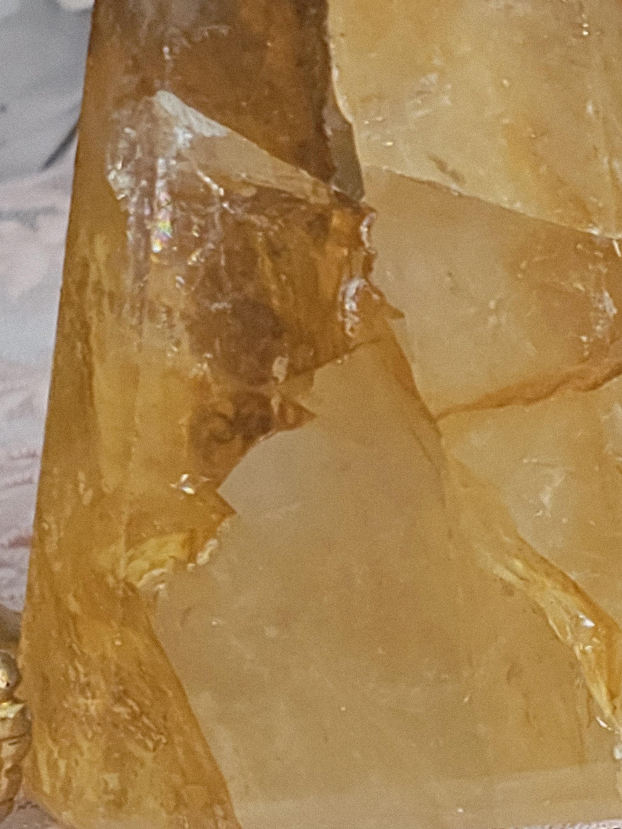 Golden Healer Quartz Tower,  Columbia, Golden Healer with Dendritic, Feng Shui Crystal, Chakra Stone