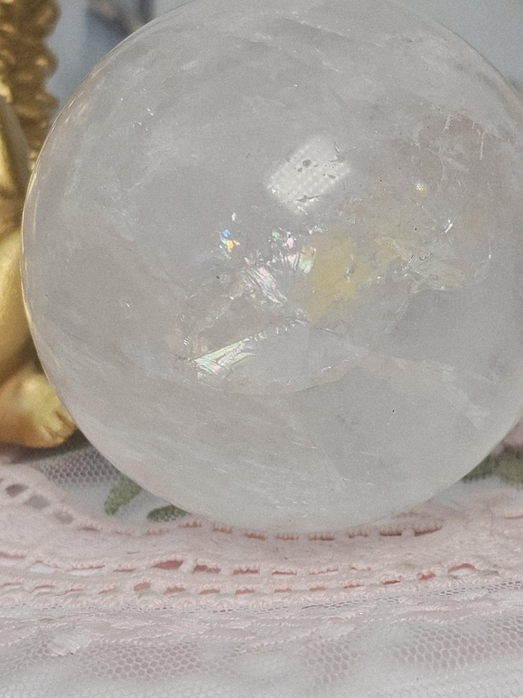 Clear Quartz Sphere, Crystal Ball, Crystals, Gift for Her
