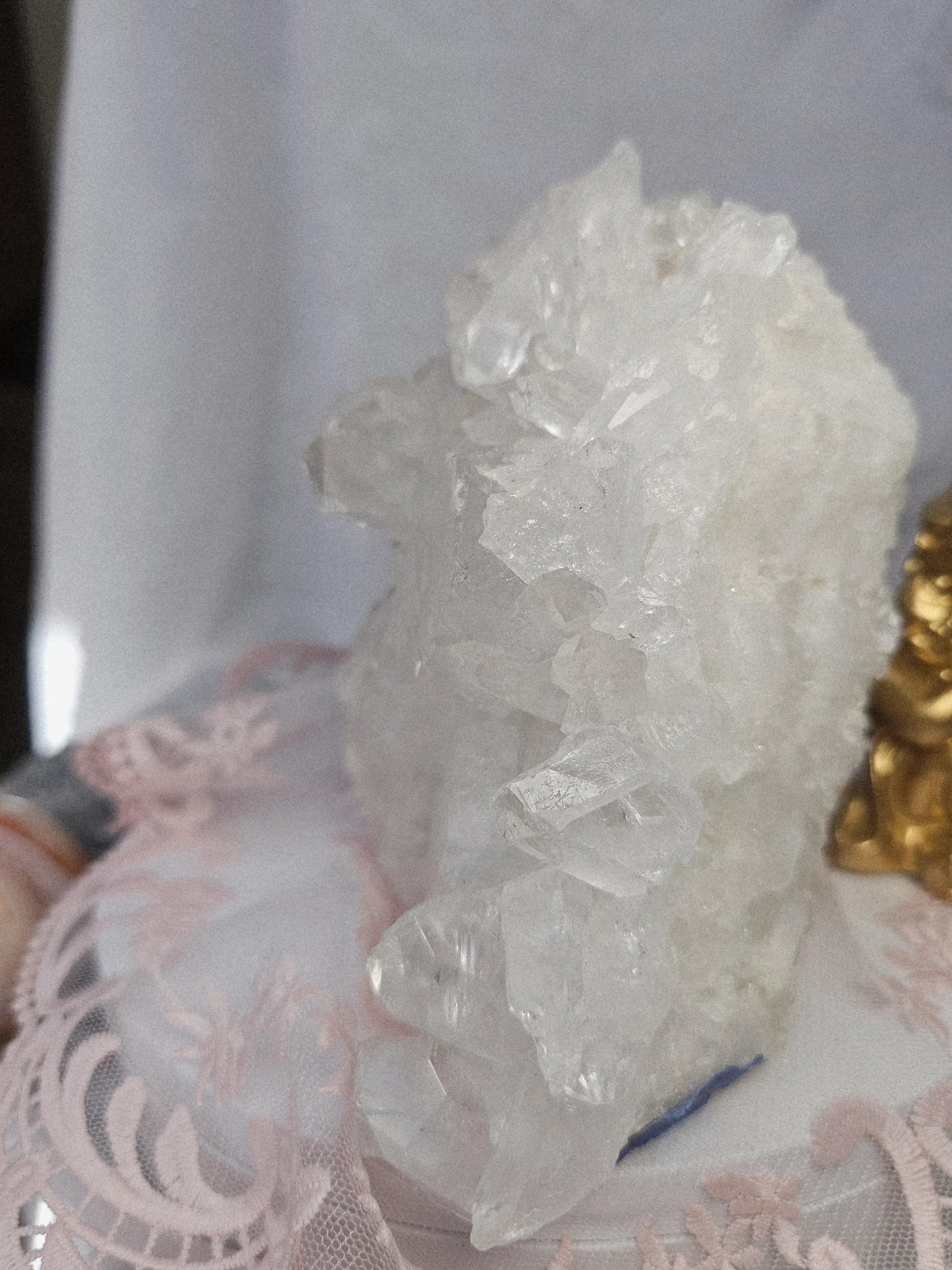 3lb Clear Quartz Cluster,  Columbia, Crystal Cluster