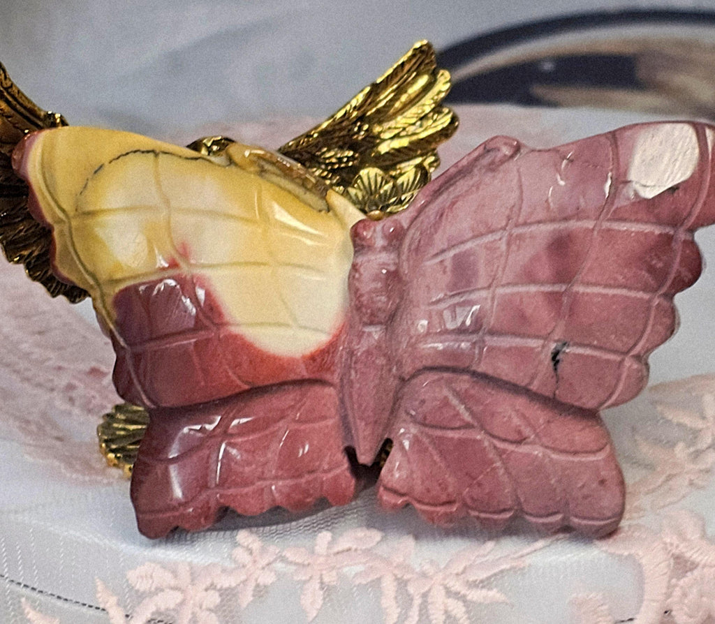 Mookaite Butterfly, Mookaite Jasper,  Australian Crystal, Chakra Stone