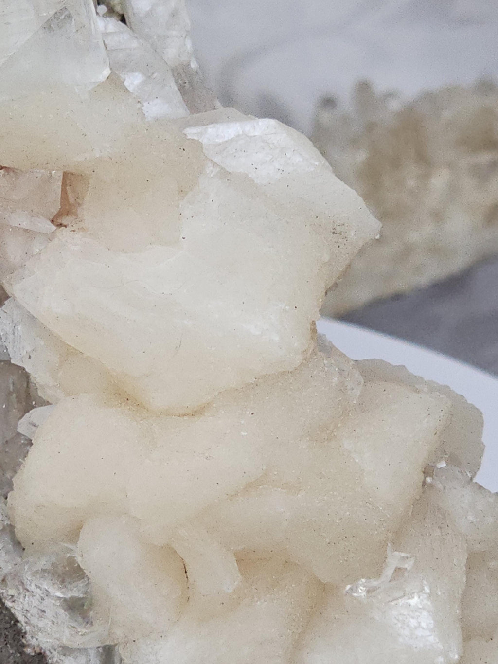 RARE Lg Green and White Diamond Apophyllite with Stillbite from India , Apophyllite, Statement Piece, Crystal