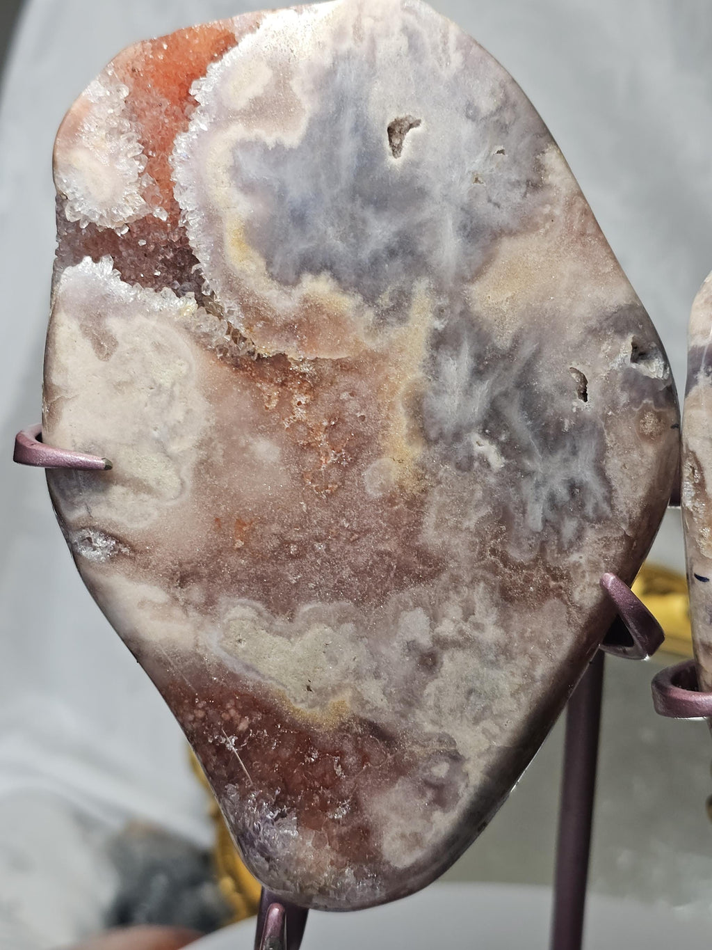 3lb LG Pink Amethyst Wings, Druzy Wings, Crystal Wings , Angel Wings,Gift