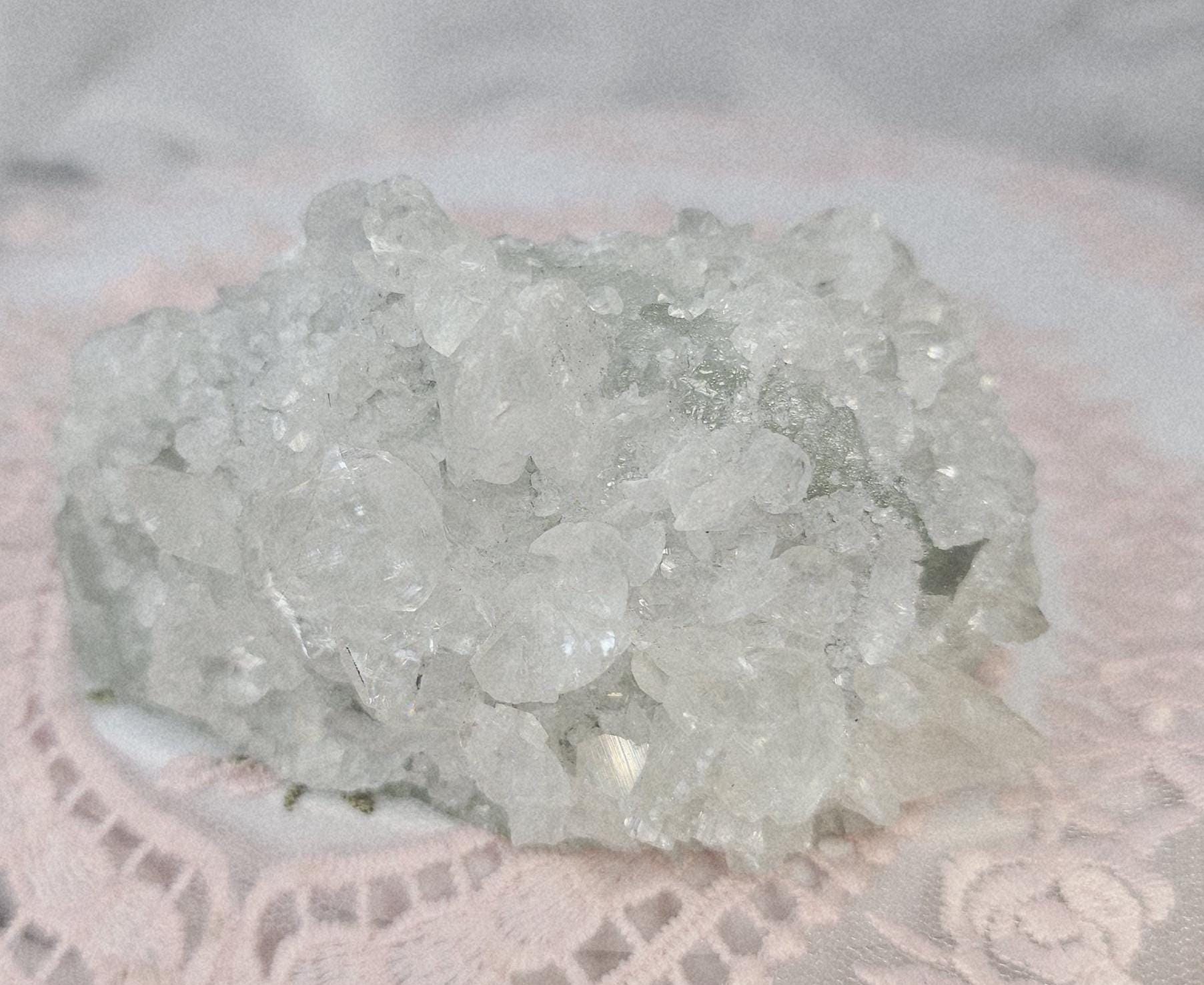 Fujian Fluorite Specimen, Rainbow Calcite Crystals, Lucky Home Decor