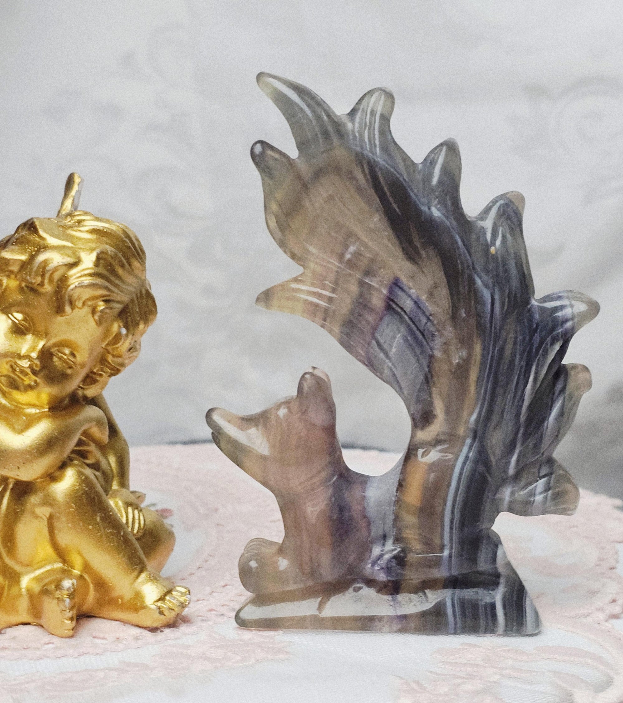 Kitsune, 9 Tail Fox, Crystal,Gifts, Gift for Her