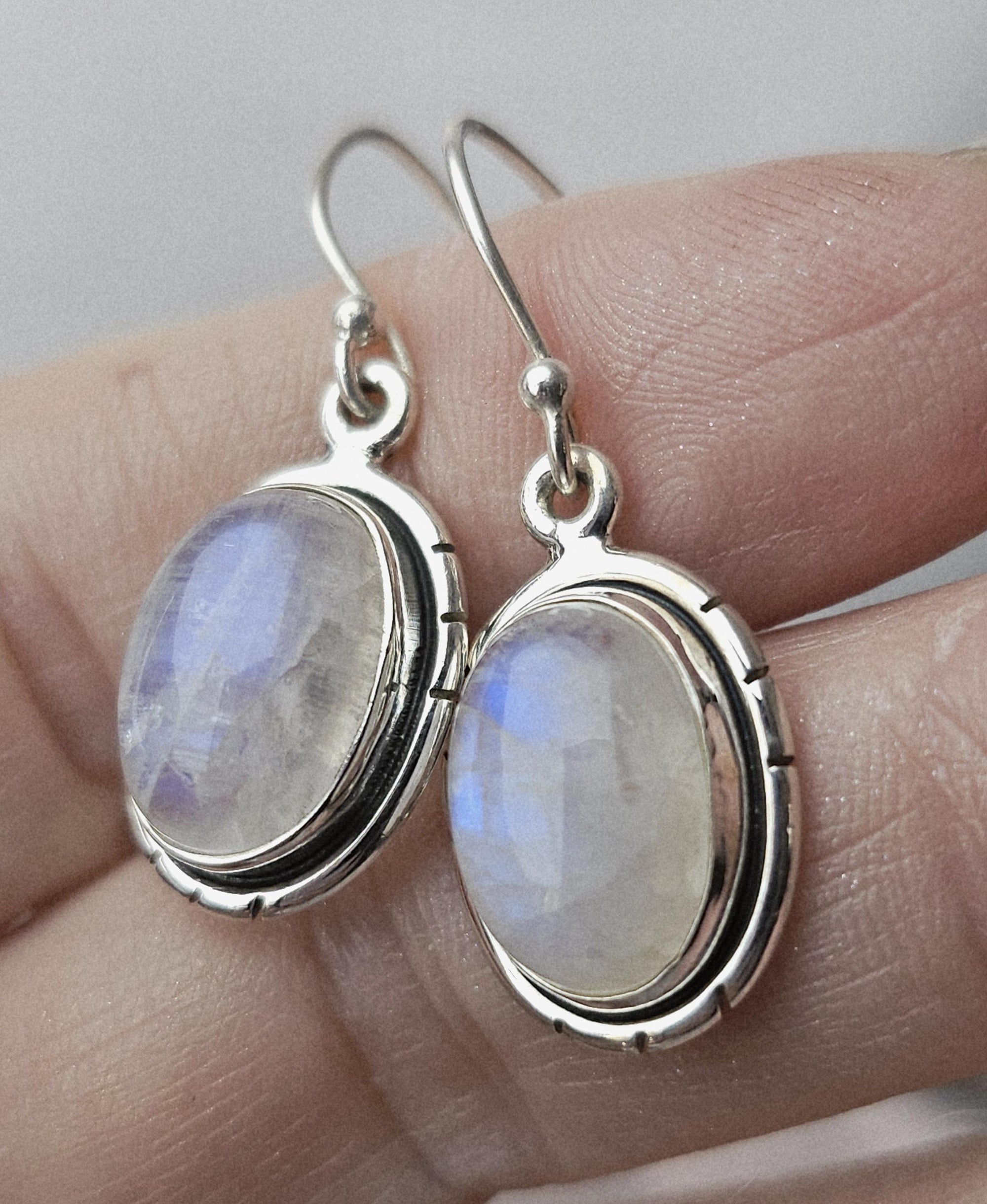 Genuine Moonstone Earrings, Moonstone,  Crystal Earring
