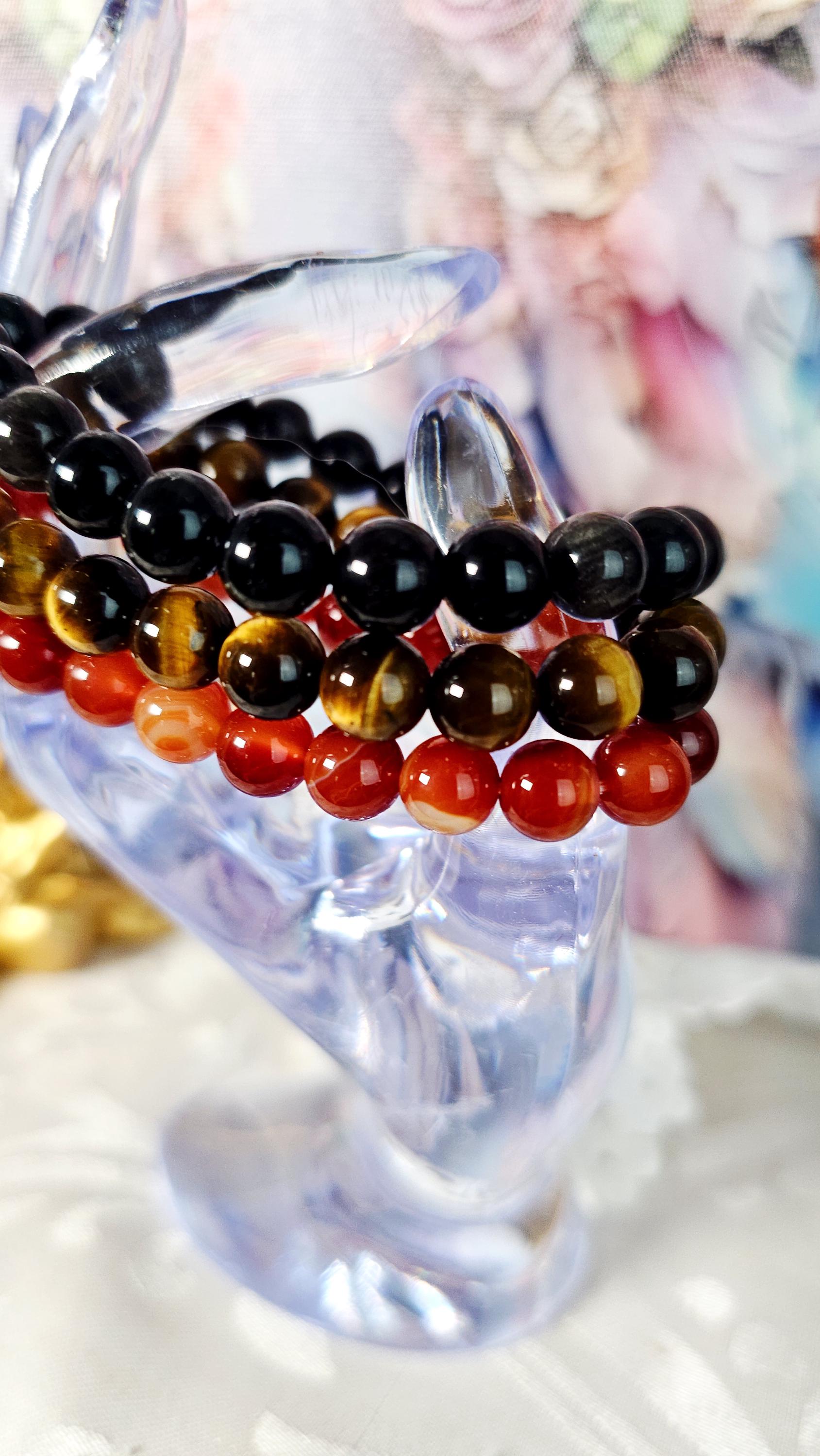 Capricorn Bracelet Set – Reiki Cleansed Gemstones, Zodiac Bracelets