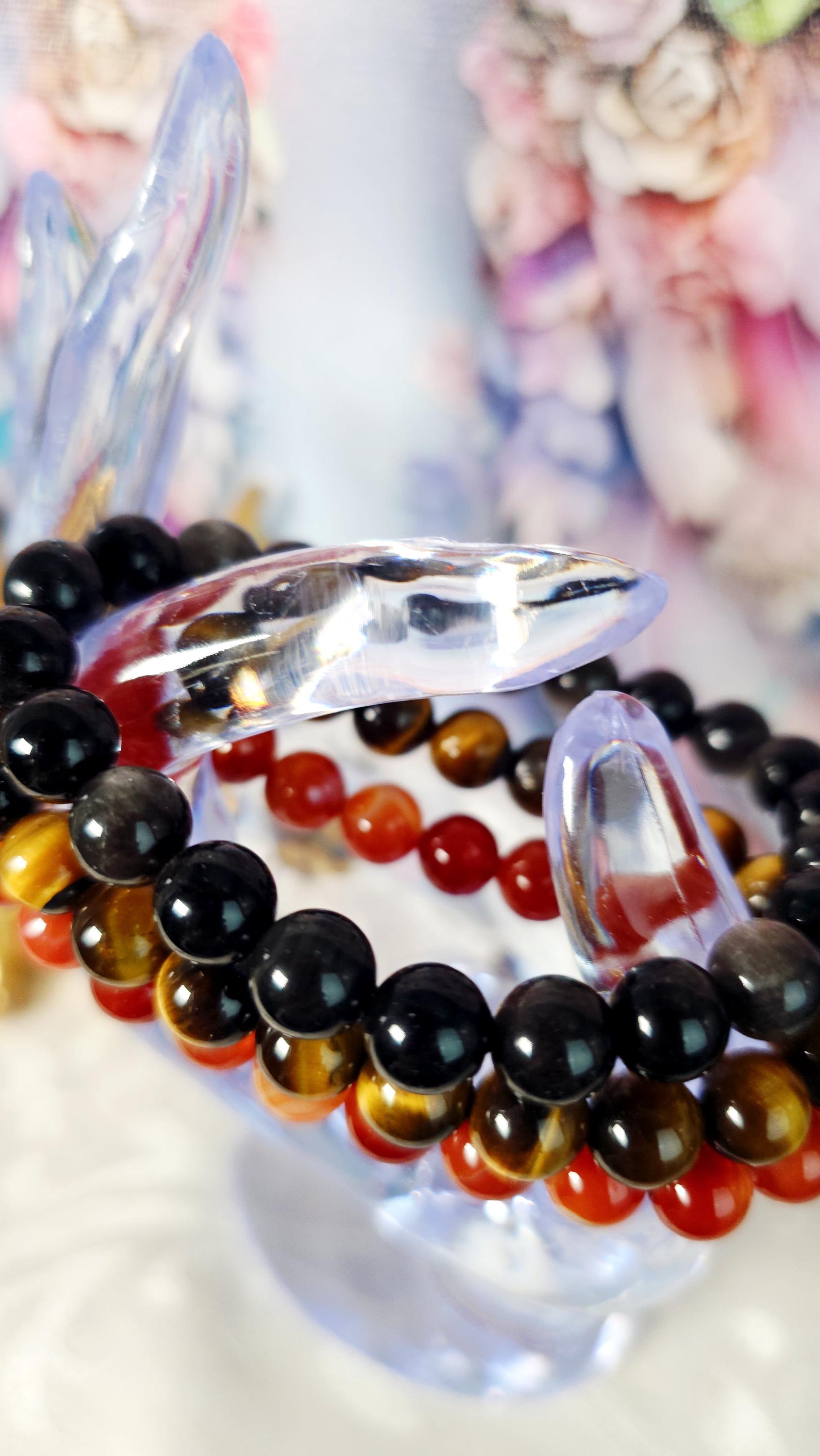 Capricorn Bracelet Set – Reiki Cleansed Gemstones, Zodiac Bracelets