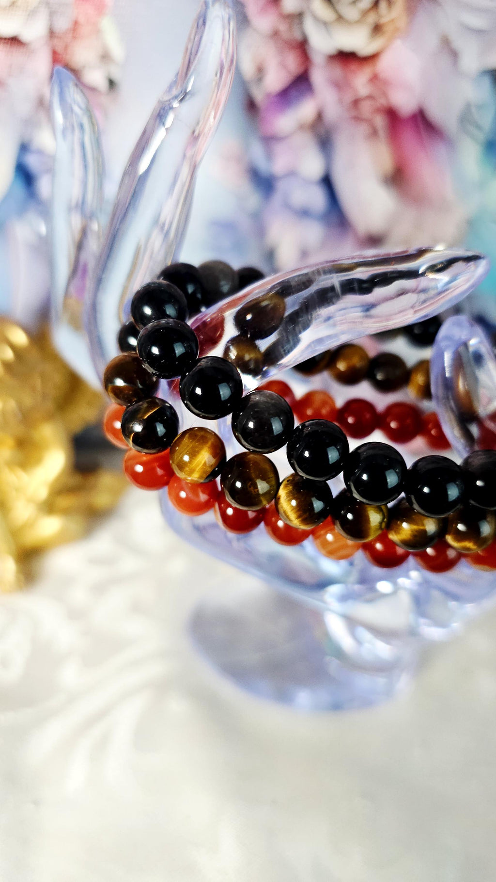 Capricorn Bracelet Set – Reiki Cleansed Gemstones, Zodiac Bracelets