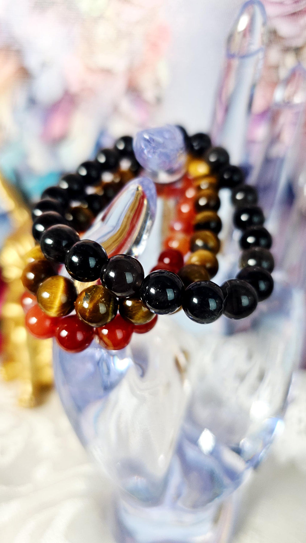 Capricorn Bracelet Set – Reiki Cleansed Gemstones, Zodiac Bracelets