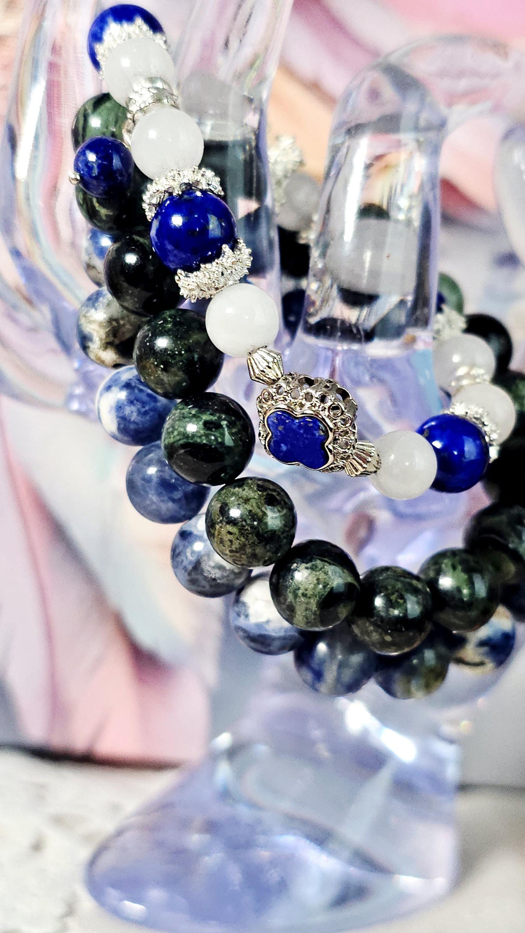 Pisces Bracelet Set – Reiki Cleansed Gemstones, Zodiac Bracelets, Zodiac