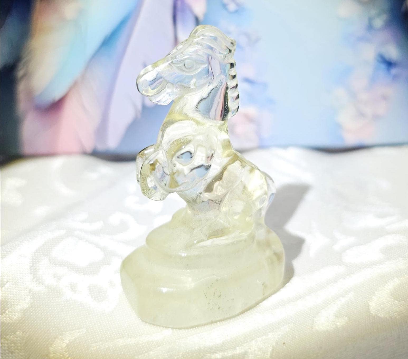 Natural Citrine Horse, Non-Heat Treated, Garden Quartz Crystal Decor