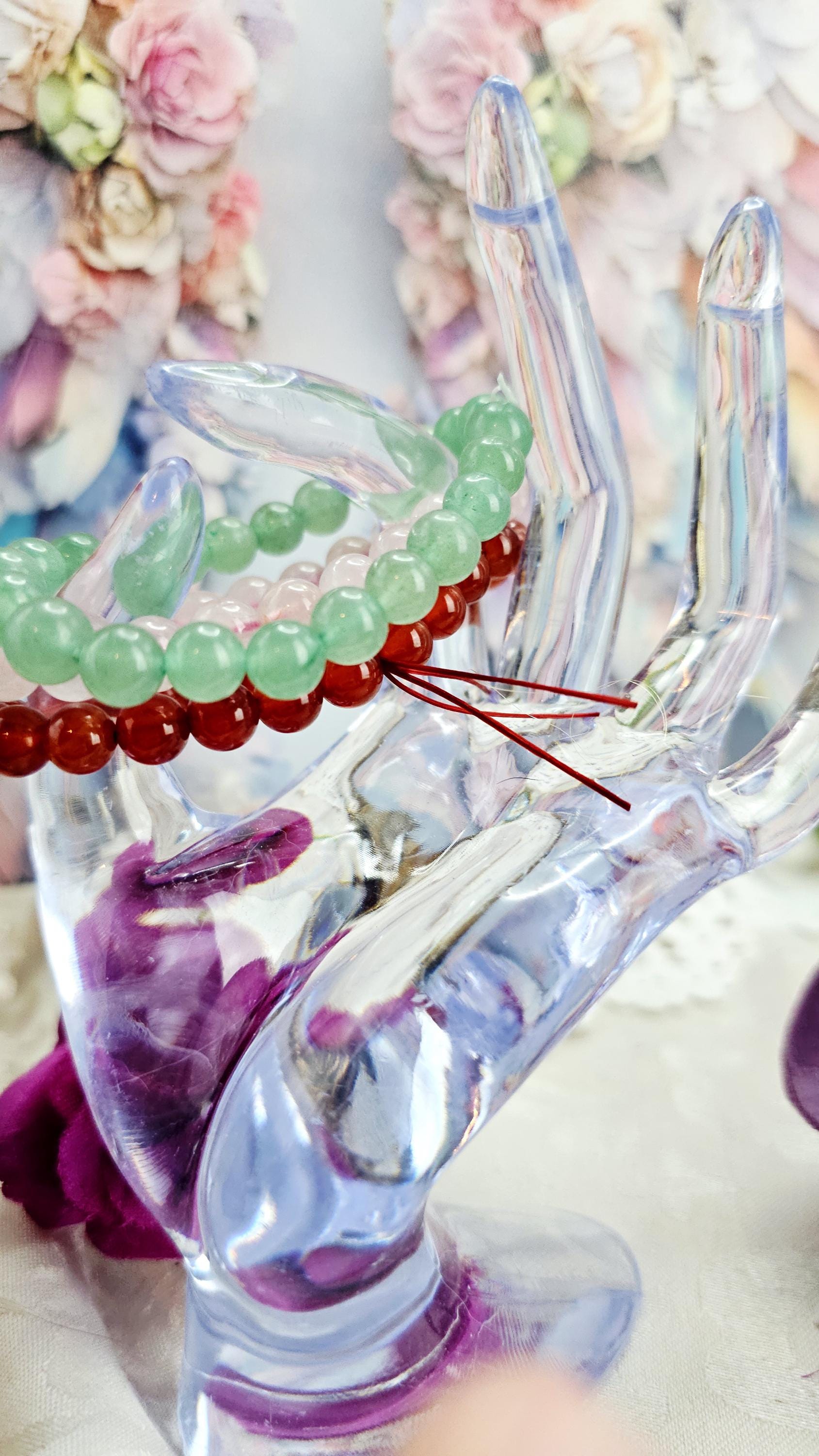Taurus Bracelet Set – Reiki Cleansed Gemstones, Zodiac Bracelets