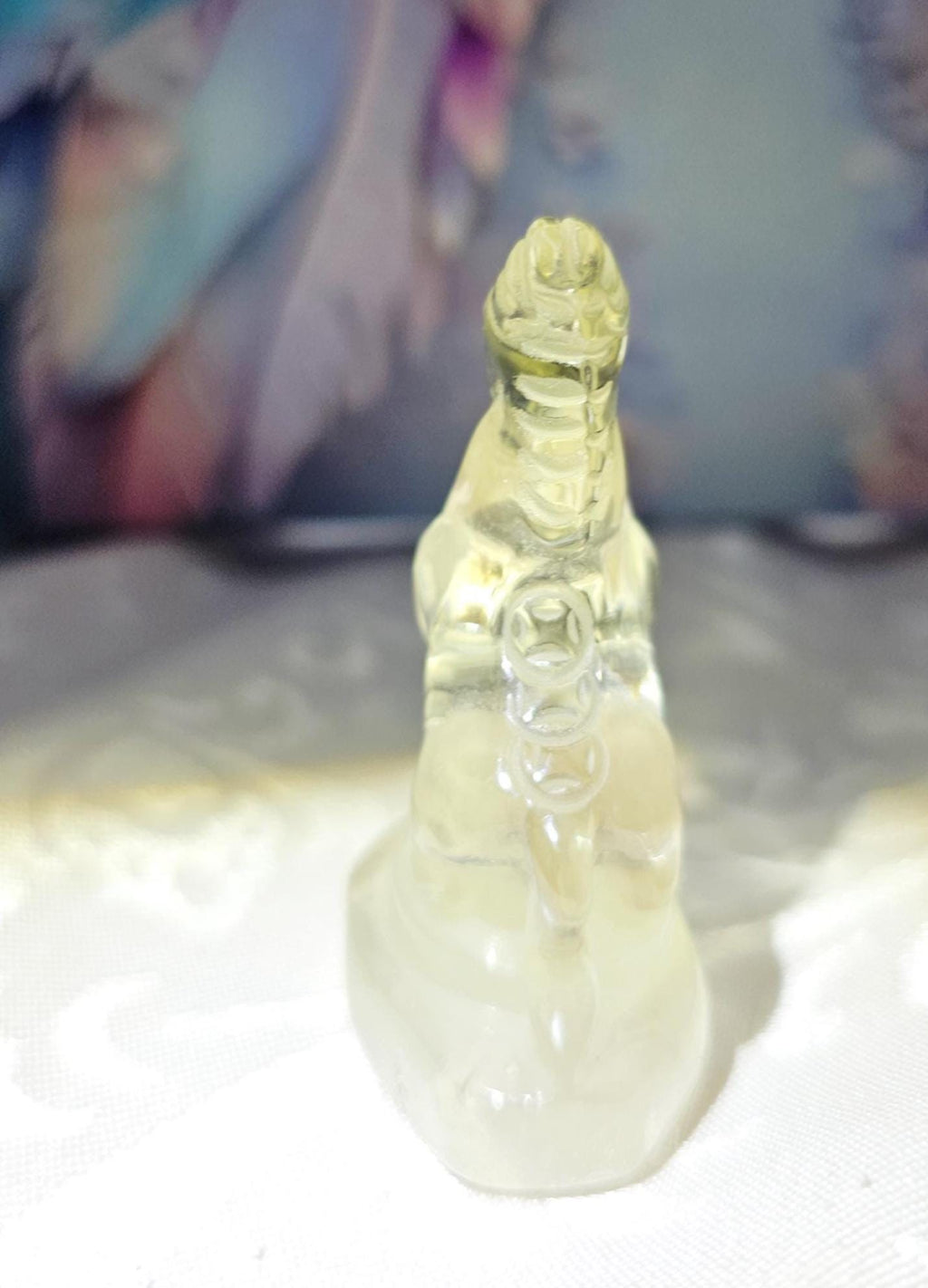 Natural Citrine Horse, Non-Heat Treated, Garden Quartz Crystal Decor