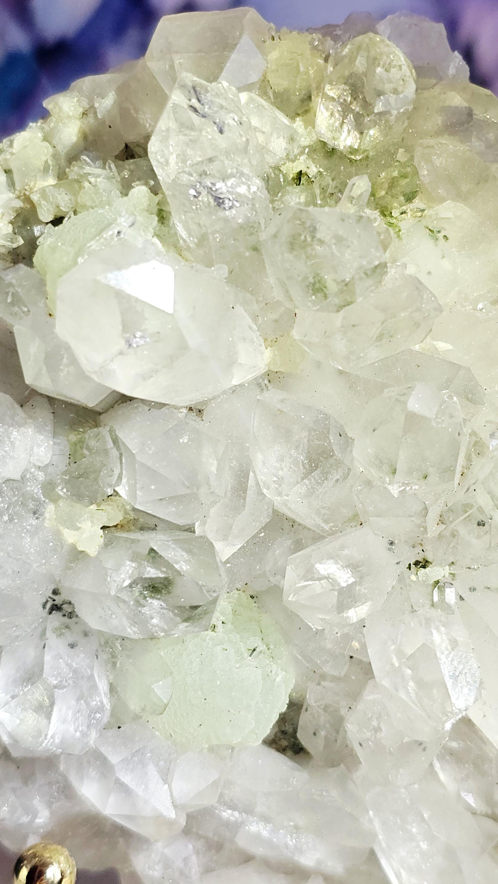 Prehnite Quartz Specimen, China, Yunnan Province
