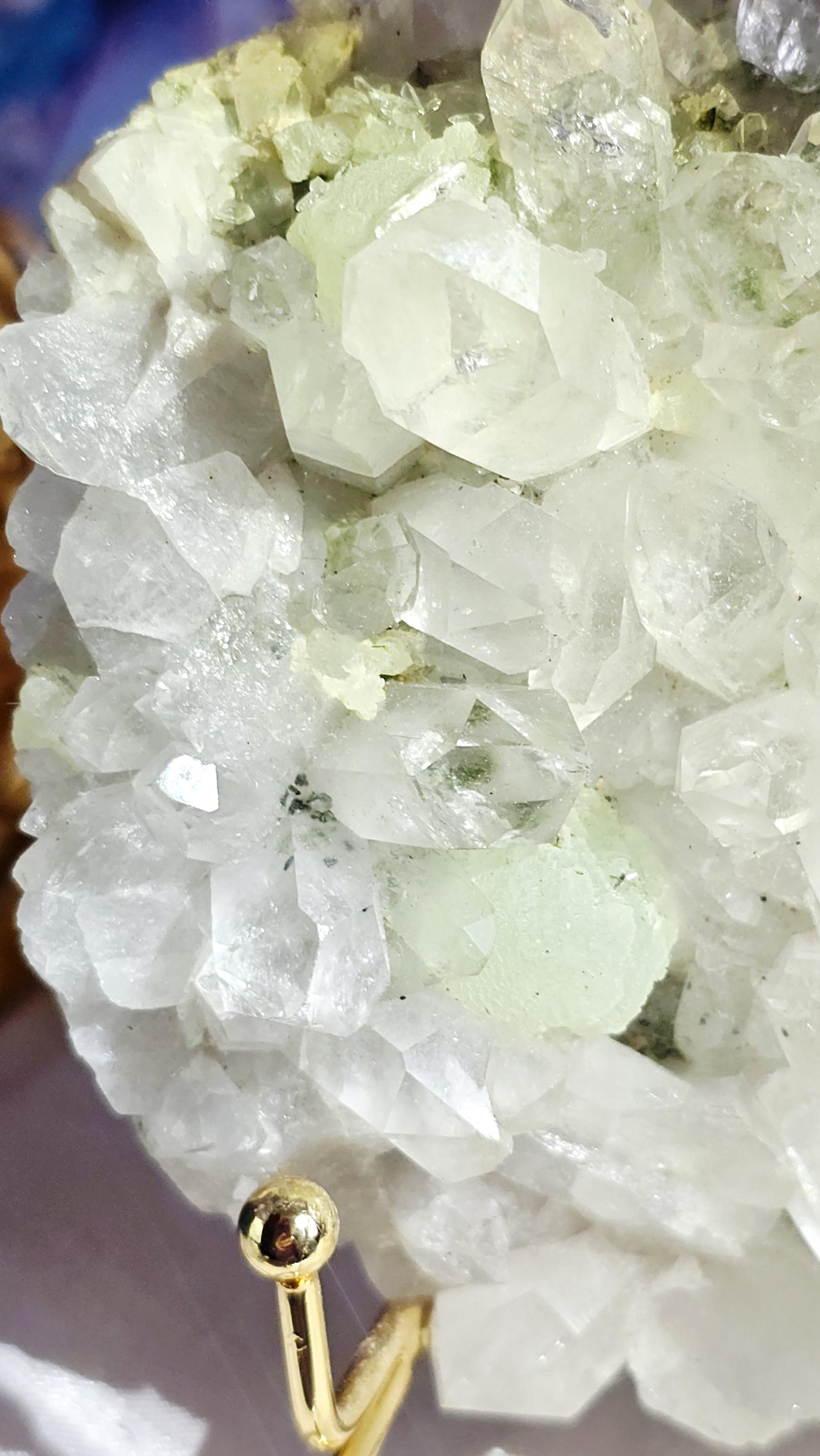 Prehnite Quartz Specimen, China, Yunnan Province