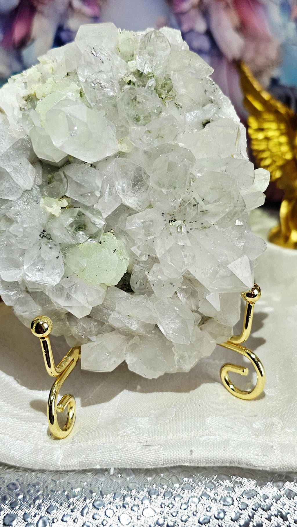 Prehnite Quartz Specimen, China, Yunnan Province