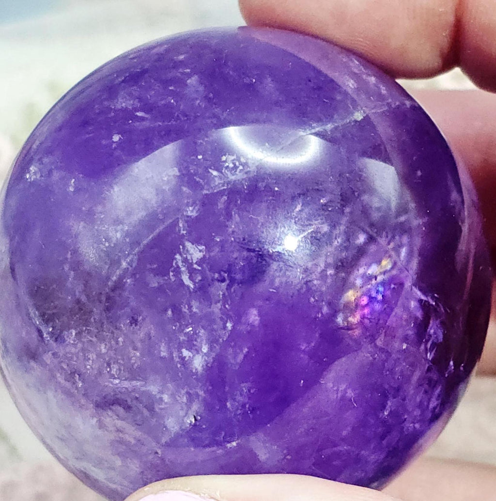Amethyst Sphere, Crystal Ball, Home Decor