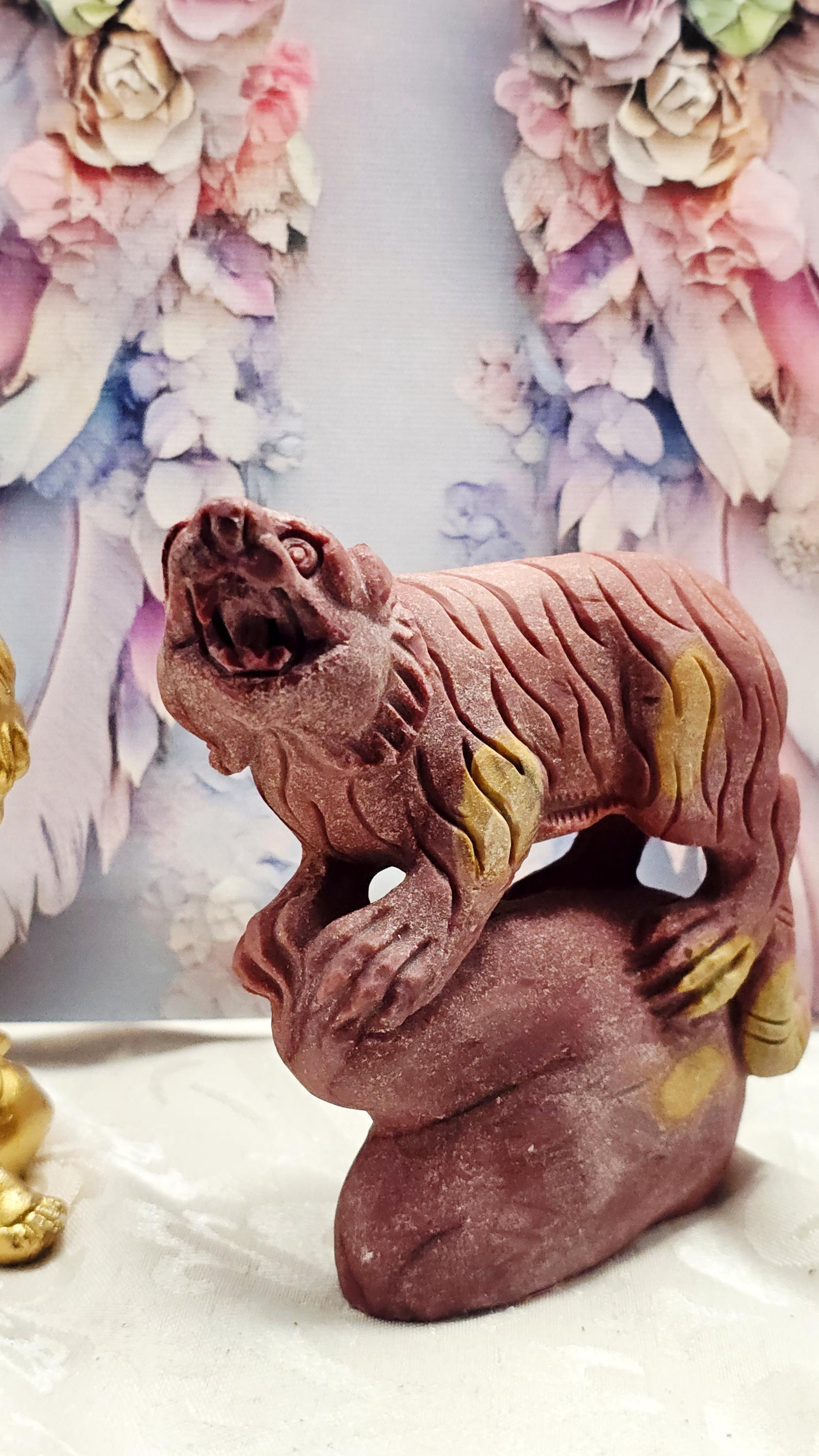Mookaite Crystal Tiger, Australian Jasper, Healing Stone
