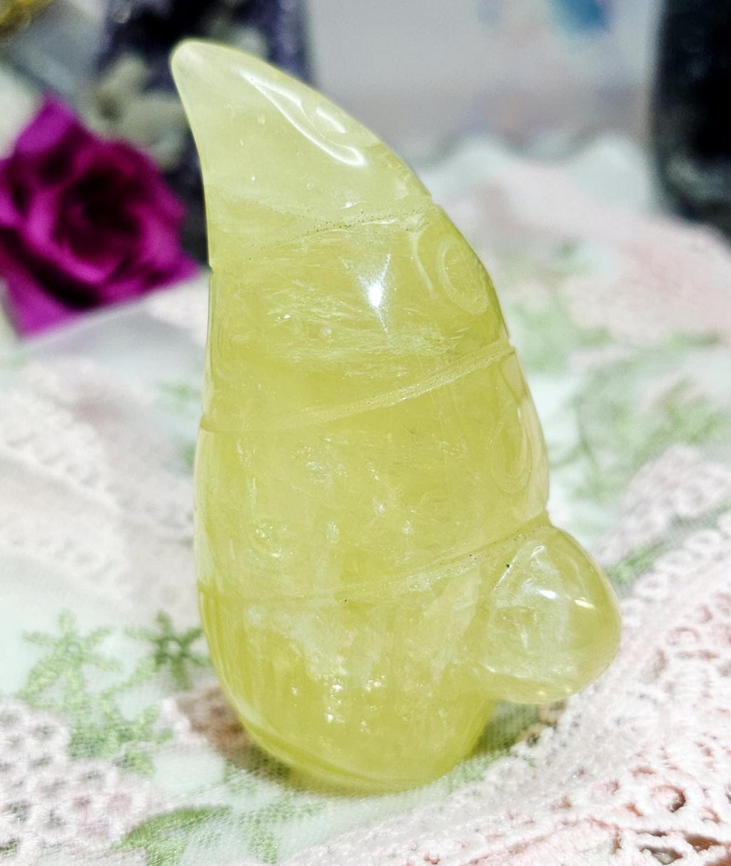 Citrine Gnome, Crystal Decor