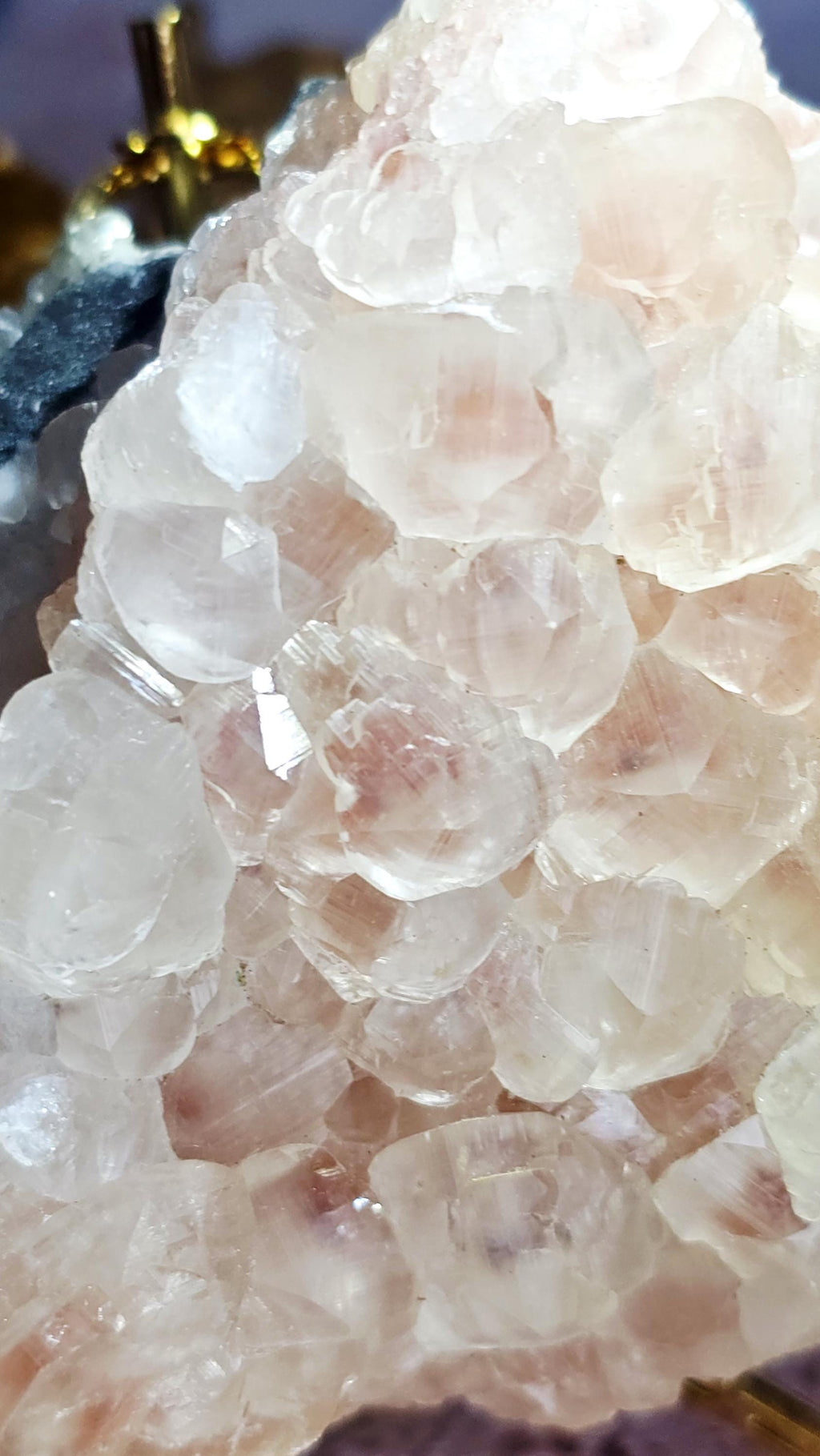 Pink Benz Calcite Specimen, Crystal Gift