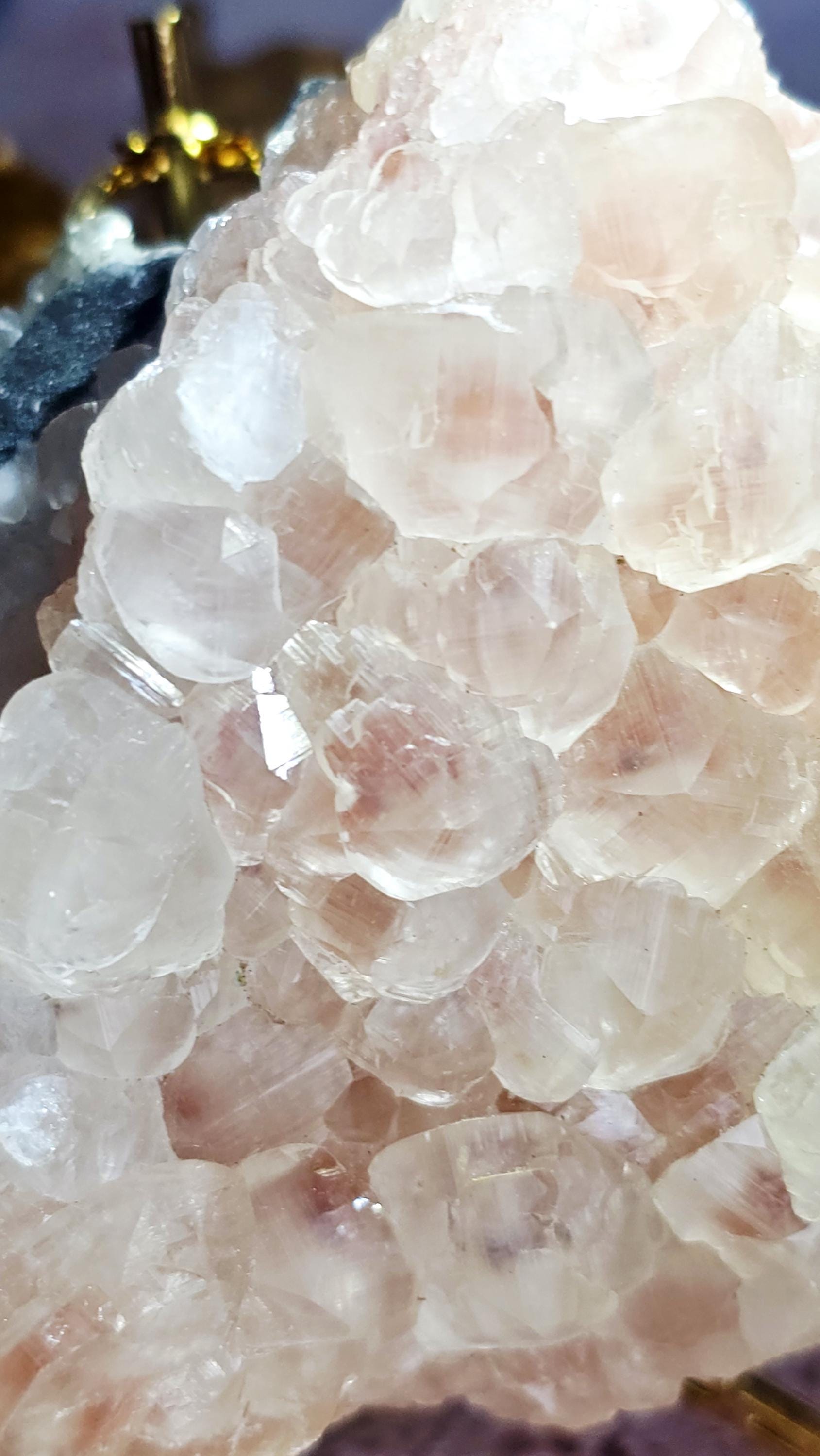 Pink Benz Calcite Specimen, Crystal Gift