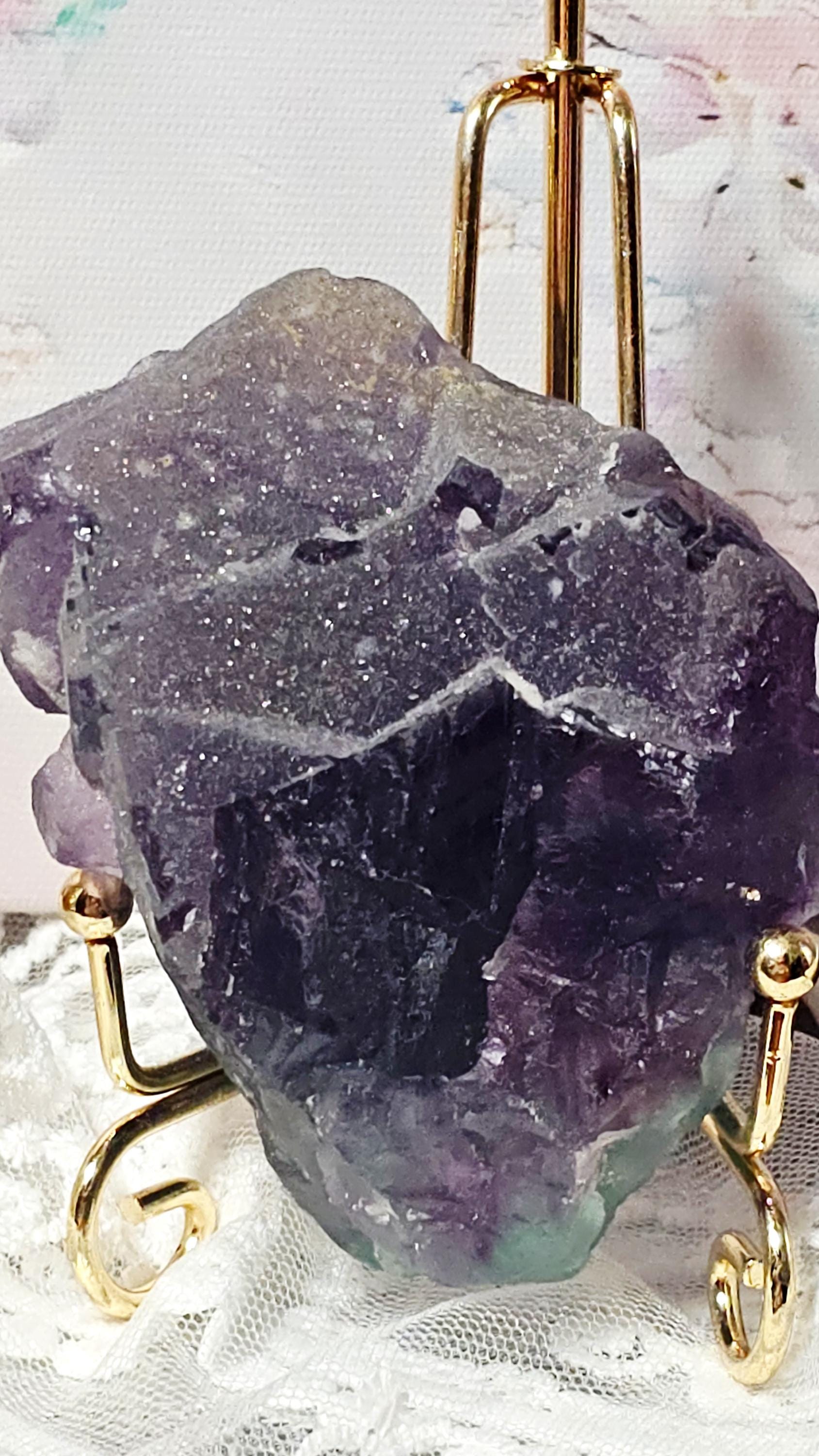 Fujian Fluorite with Sugar Coating Specimen, Crystal with Quartz