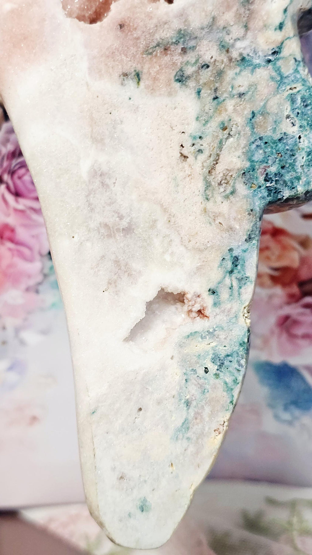 LG Large Pink Amethyst Wings, Druzy Crystal Decor