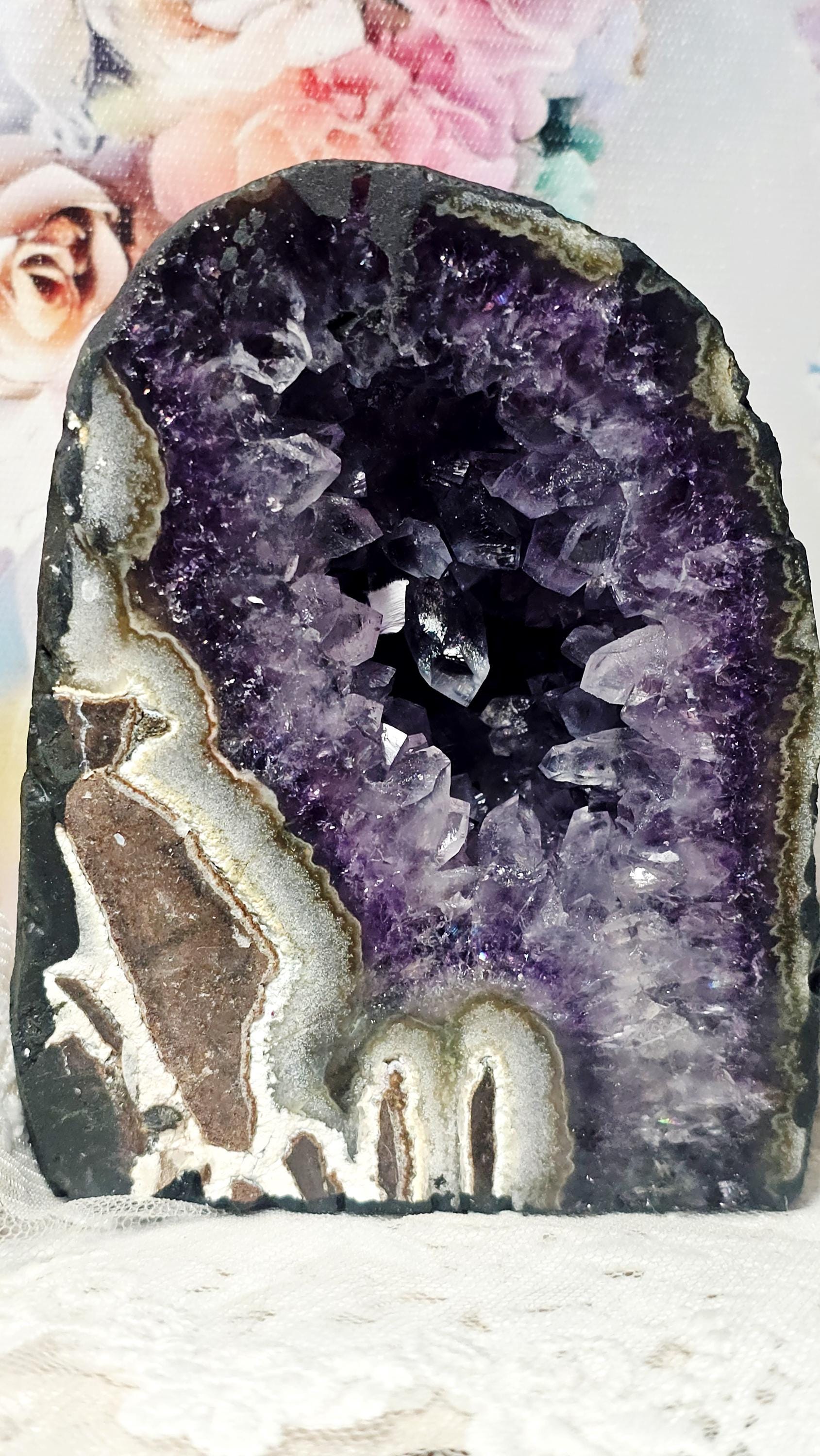 Amethyst Cathedral, Statement Piece, Gift, Home Decor,
