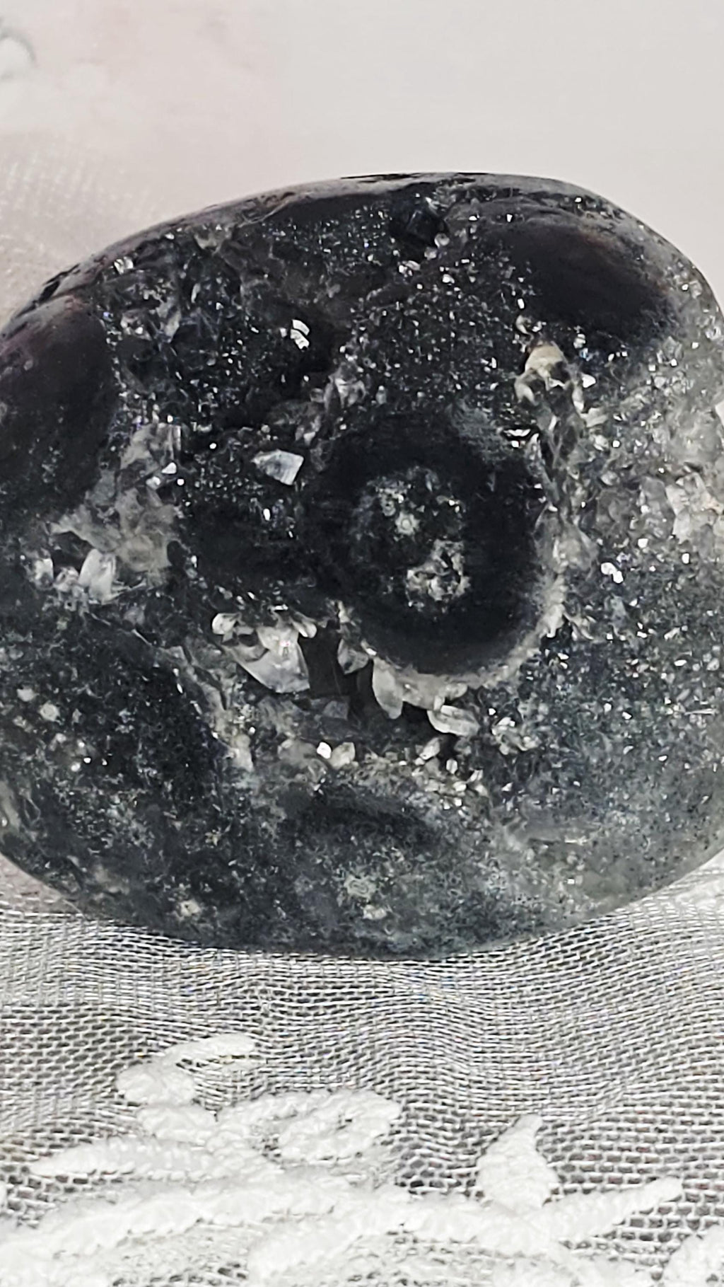 Amethyst Stalactite Palmstone,  Uruguay Crystal
