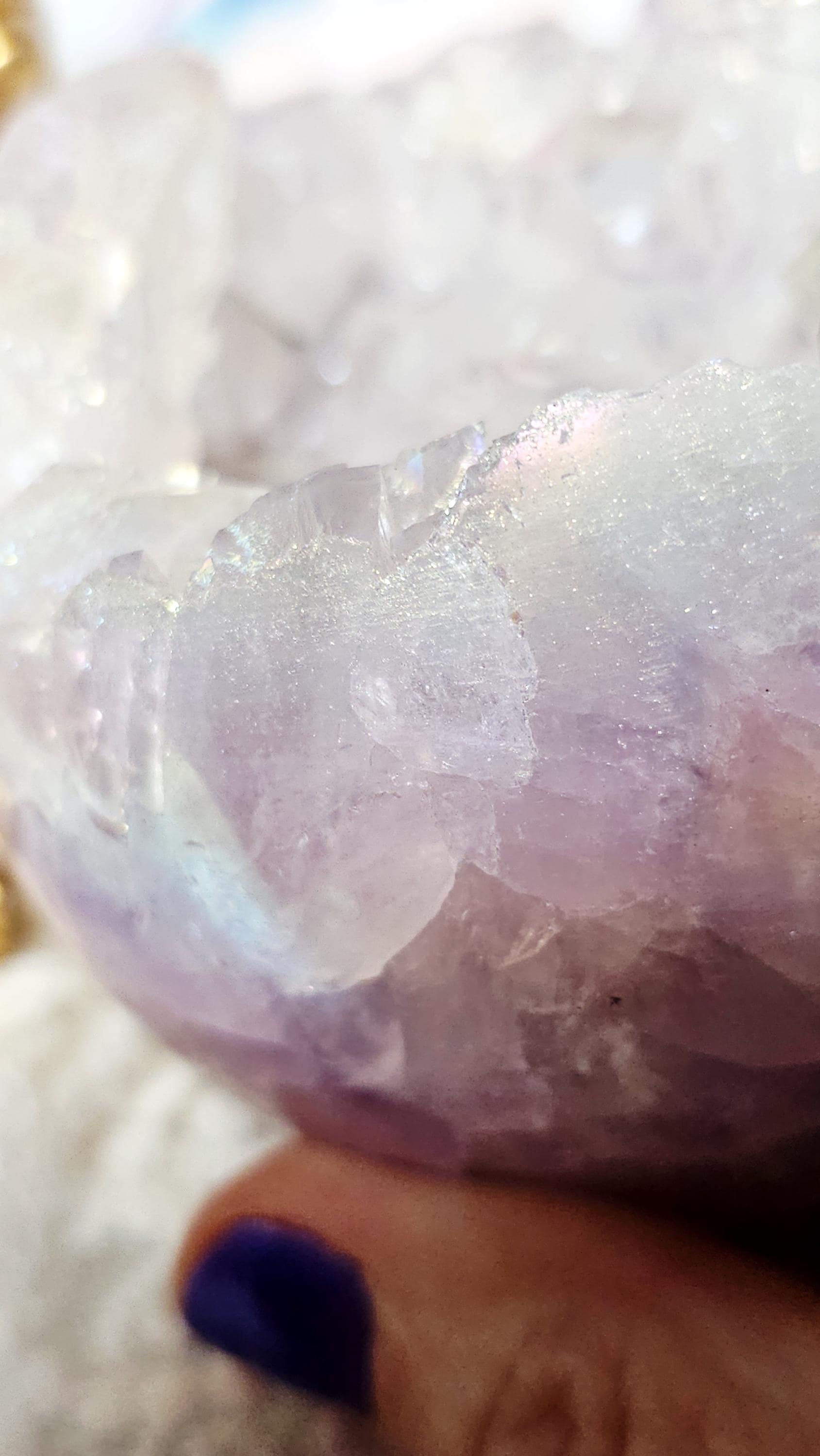Rare Angel Aura Amethyst Sphere, Home Decor, Crystal Ball,  Gift, Statement Piece