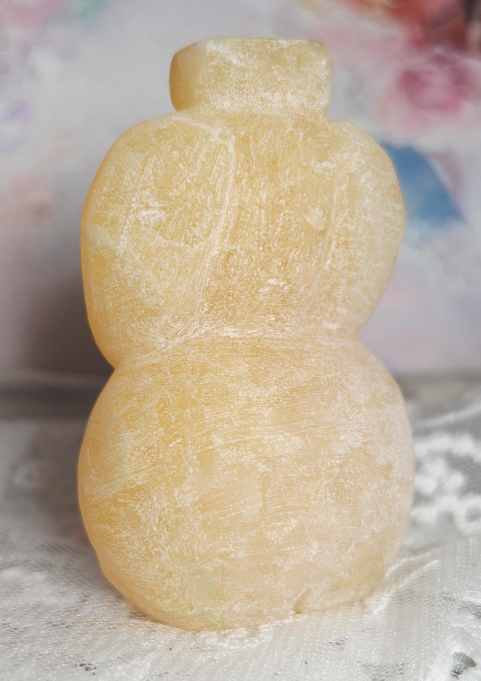 Lg Caribbean Calcite Crystal Buddy, Rock Pet, Hedgie, Gift, Home Decor