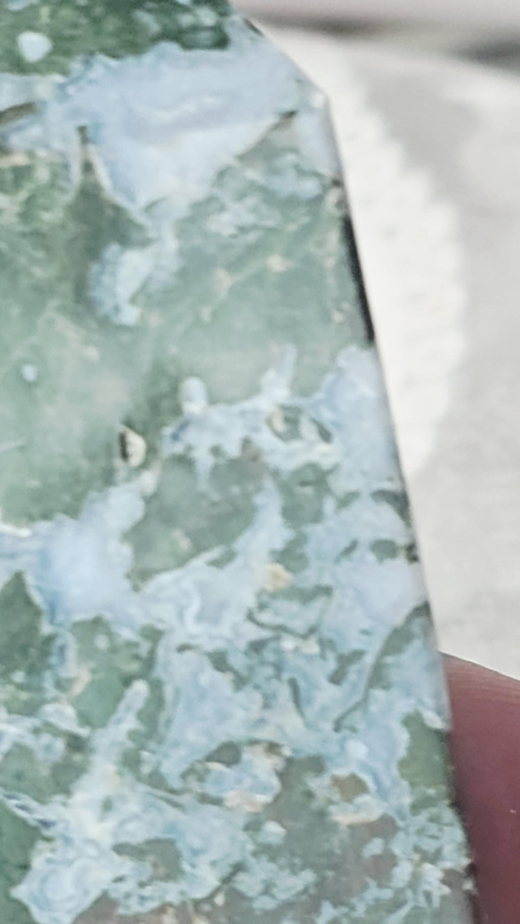 RARE Moss Agate and Pyrite Tower, Home Decor, Gift