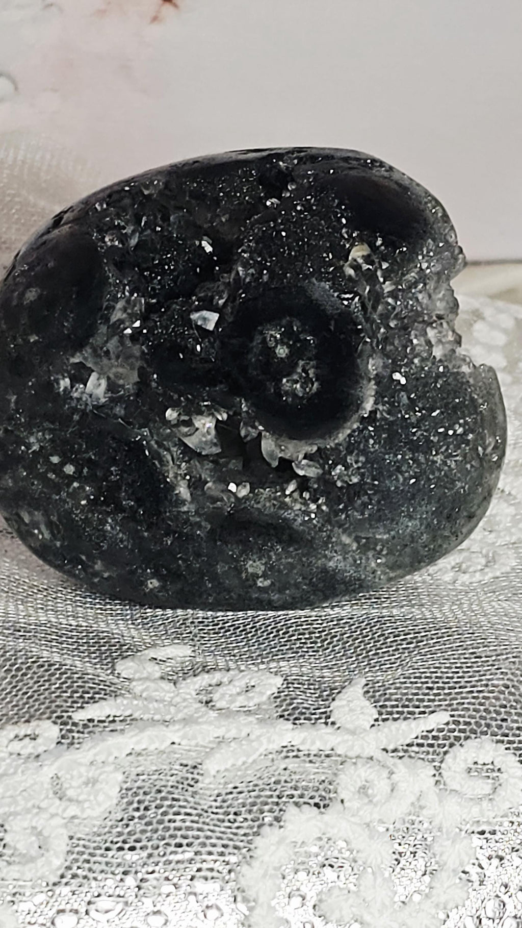 Amethyst Stalactite Palmstone,  Uruguay Crystal