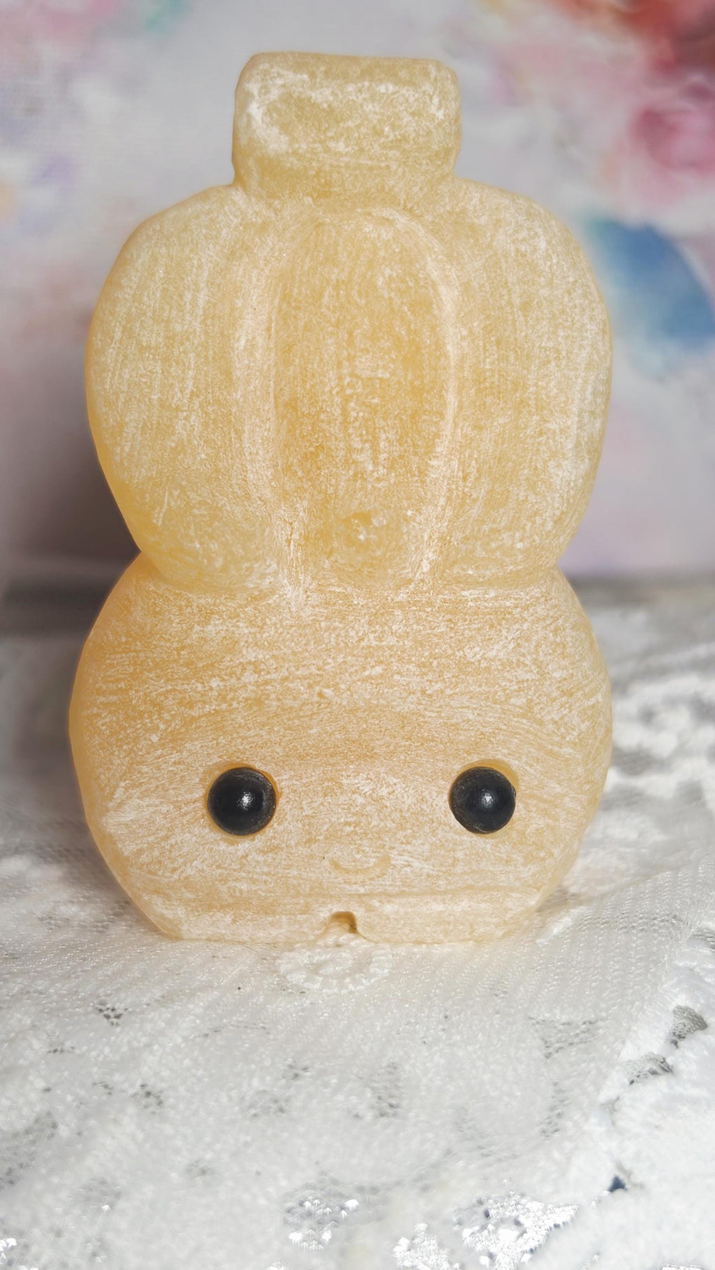 Lg Caribbean Calcite Crystal Buddy, Rock Pet, Hedgie, Gift, Home Decor