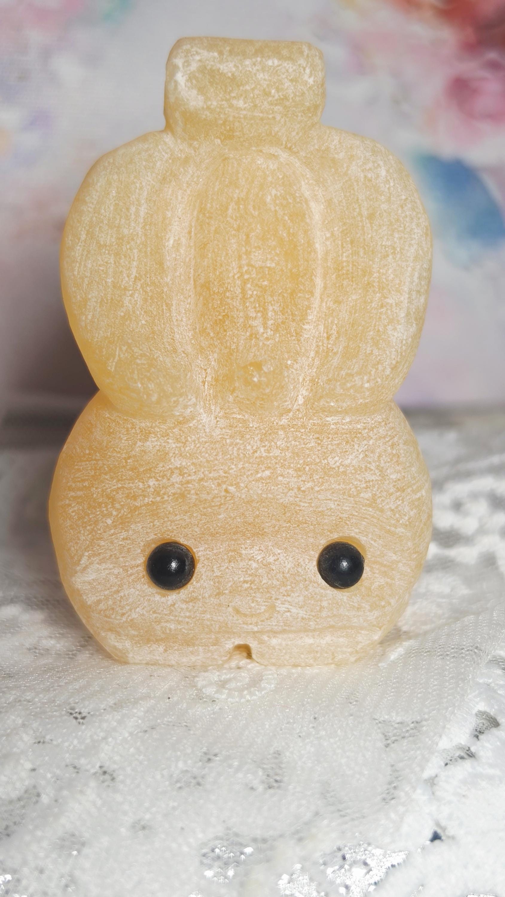 Lg Caribbean Calcite Crystal Buddy, Rock Pet, Hedgie, Gift, Home Decor