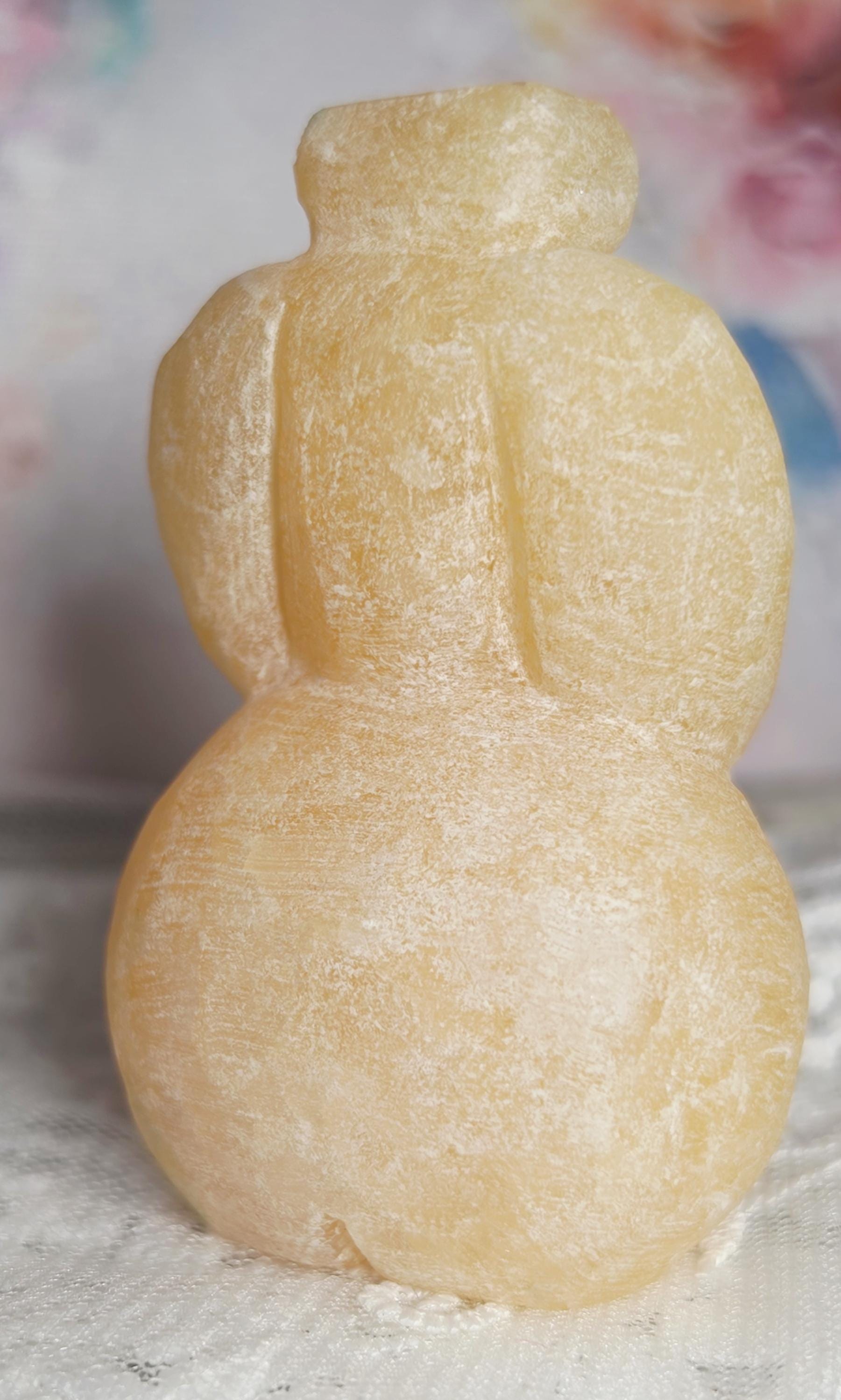 Lg Caribbean Calcite Crystal Buddy, Rock Pet, Hedgie, Gift, Home Decor
